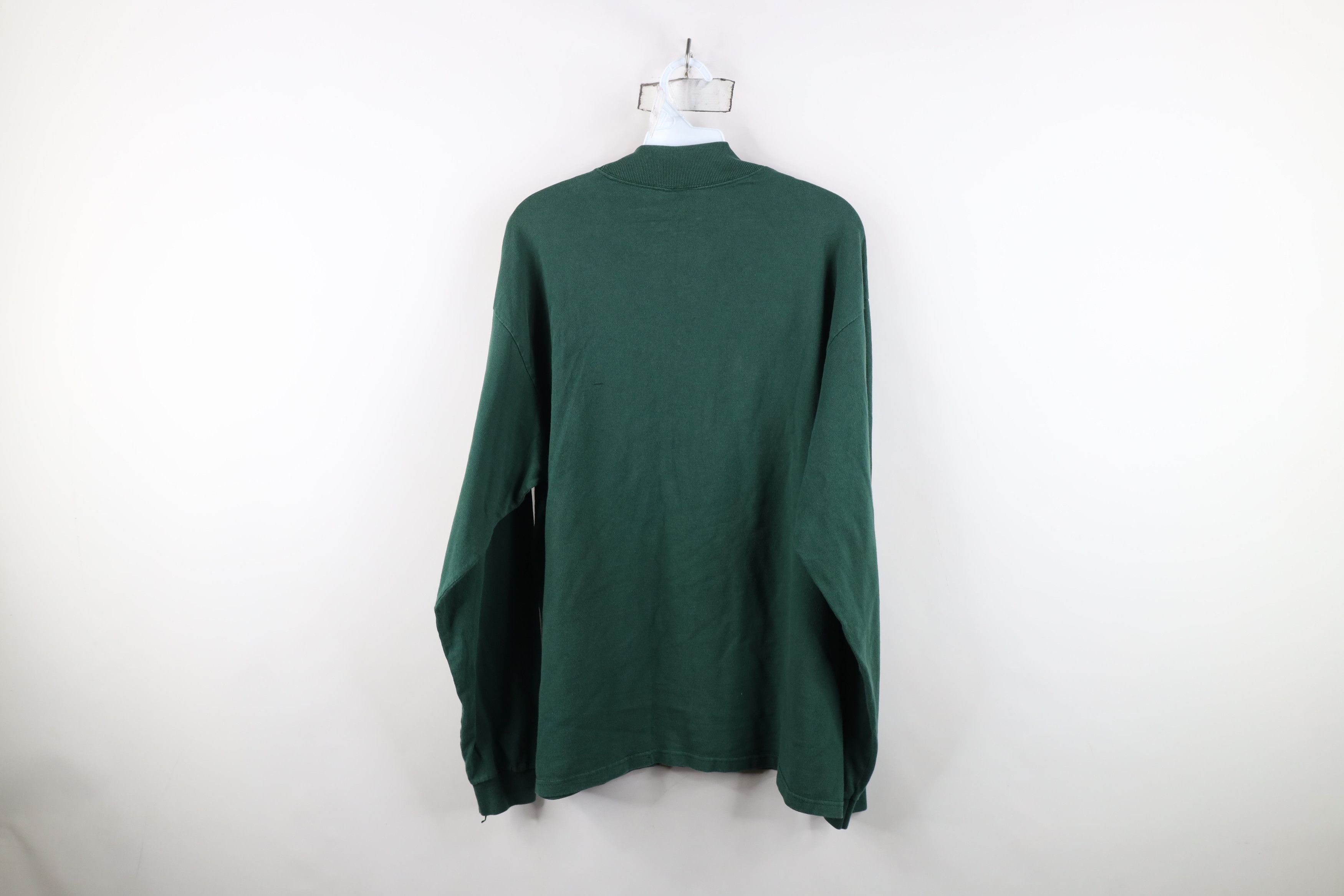 Vintage Vintage 90s Streetwear Mock Neck Long Sleeve T-Shirt Cotton Size US L / EU 52-54 / 3 - 11 Thumbnail