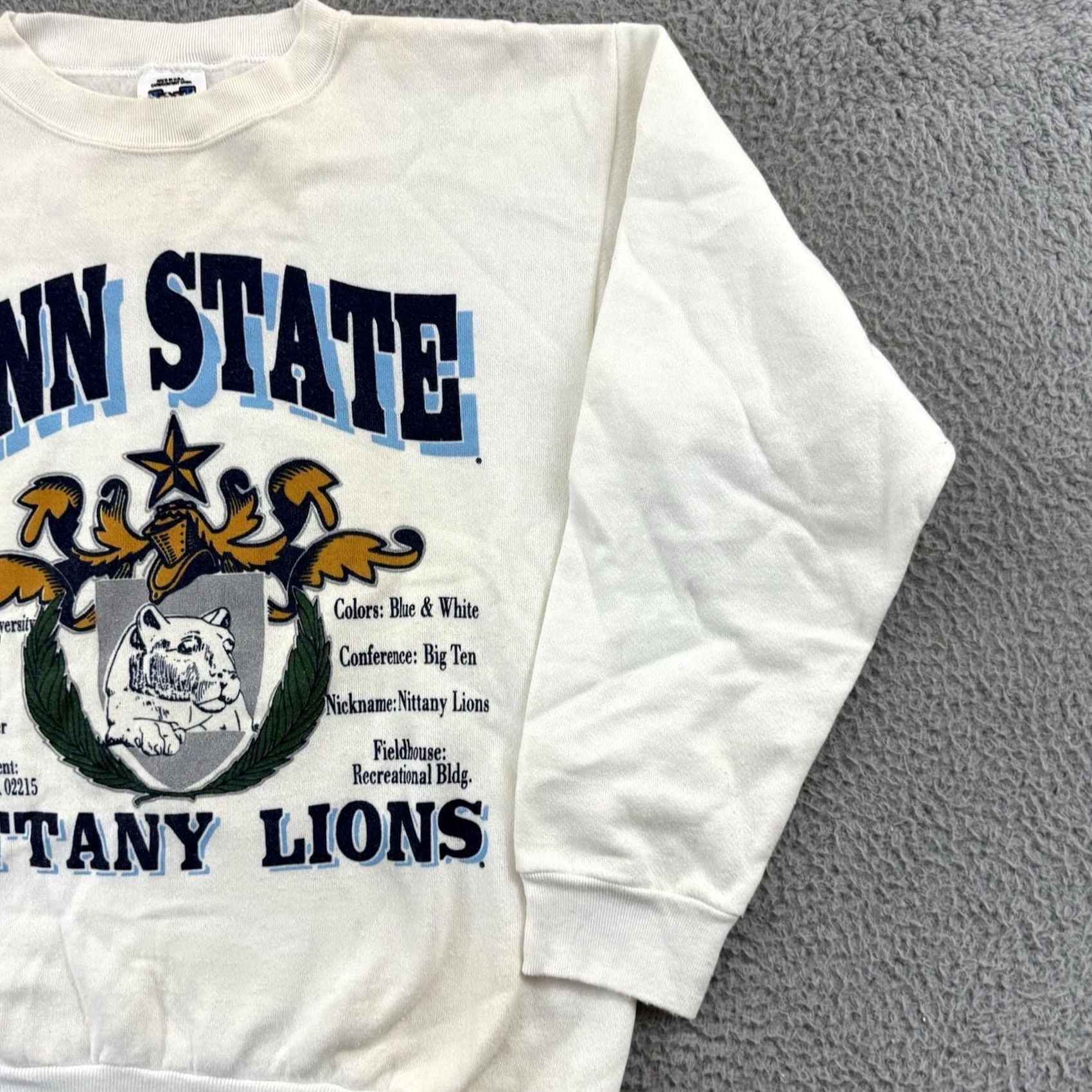 Penn VINTAGE Penn State Nittany Lions Sweatshirt Men’s Large 80s Football Sport USA Size US L / EU 52-54 / 3 - 5 Thumbnail