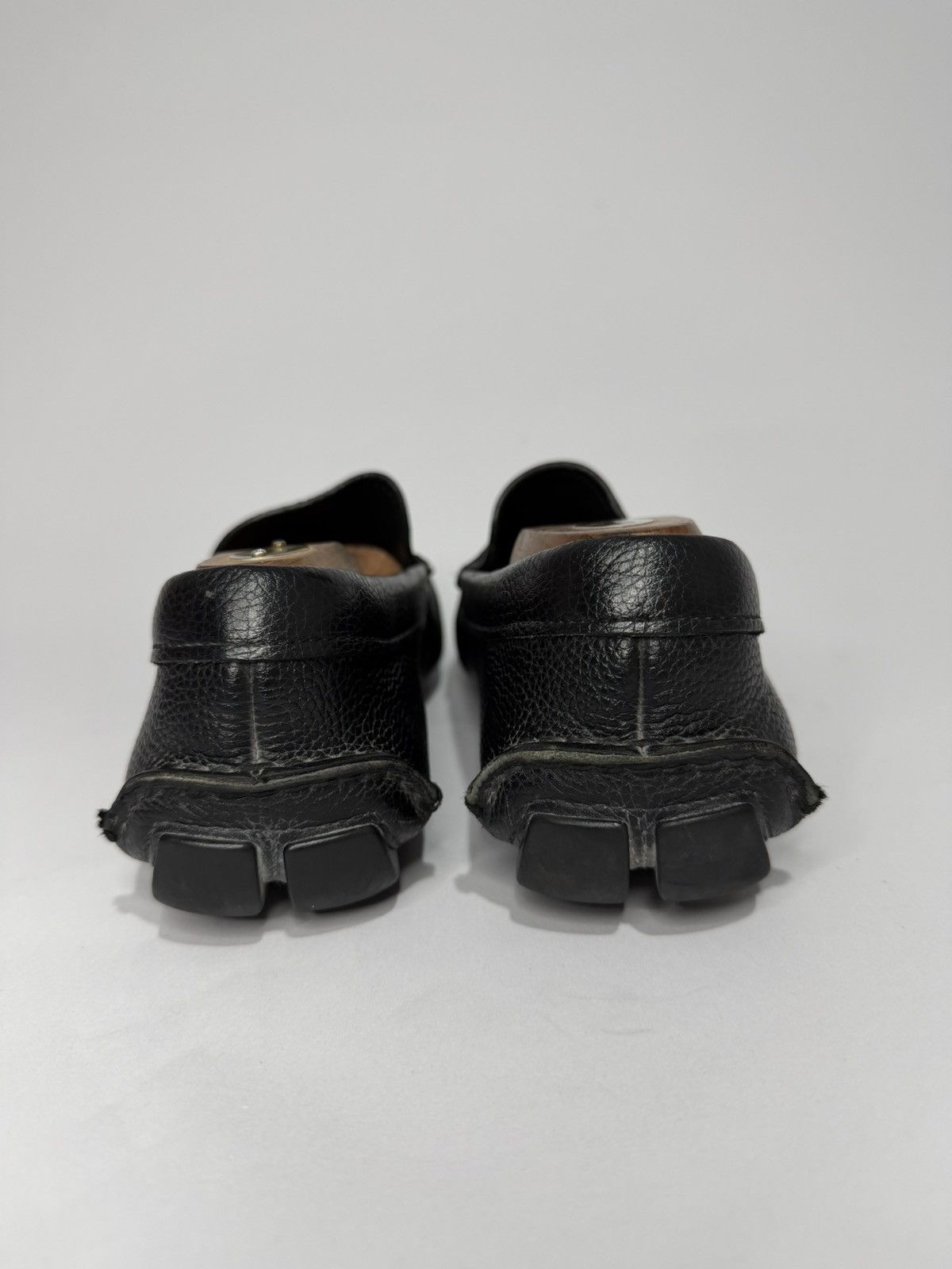 Prada Prada Black Leather Driver Loafer Size 7.5 UK/ 8.5 US/ 41 EU Size US 8.5 / EU 41-42 - 7 Thumbnail