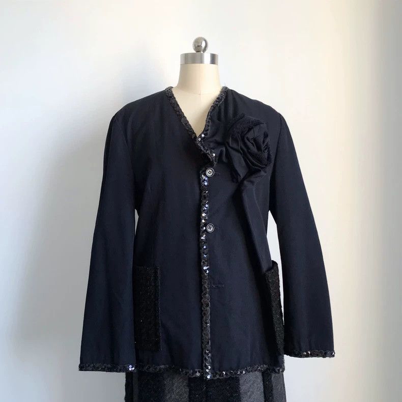 Comme des Garcons Comme Des Garcons Rosa multiflora coat tweed pocket Size M / US 6-8 / IT 42-44 - 3 Thumbnail