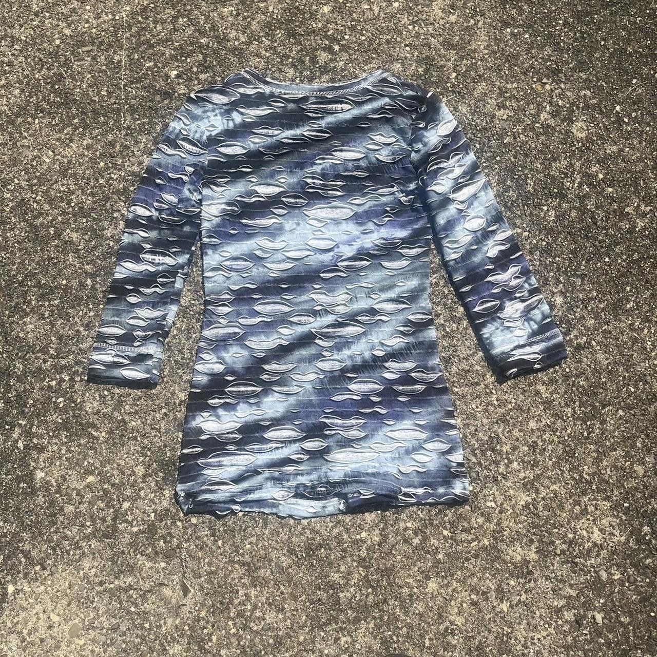 Designer Bedazzled Y2K Cristina 3/4 or long sleeve shirt Size S / US 4 / IT 40 - 3 Thumbnail