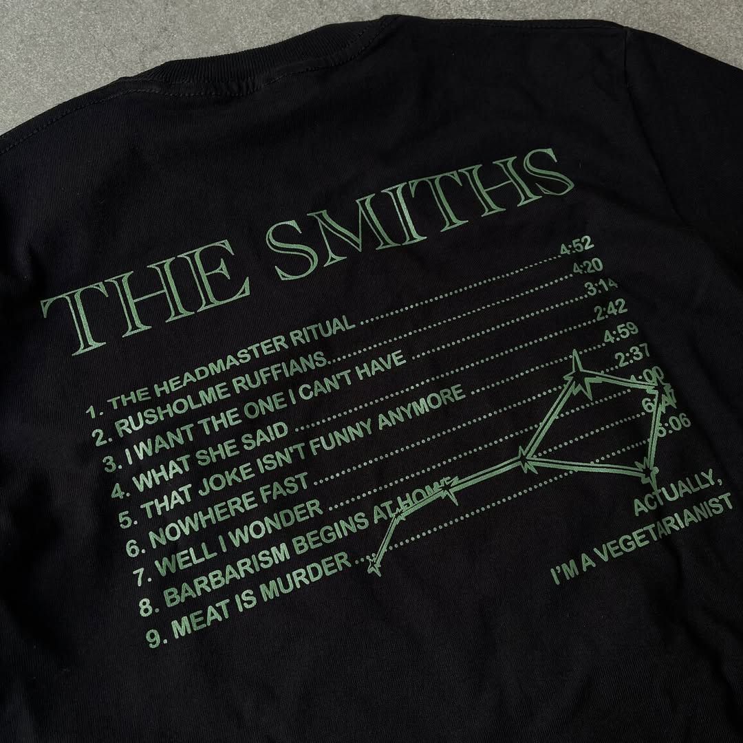 Band Tees THE SMITHS - TRACKLIST WHITE Band tshirt tee Size US L / EU 52-54 / 3 - 3 Thumbnail