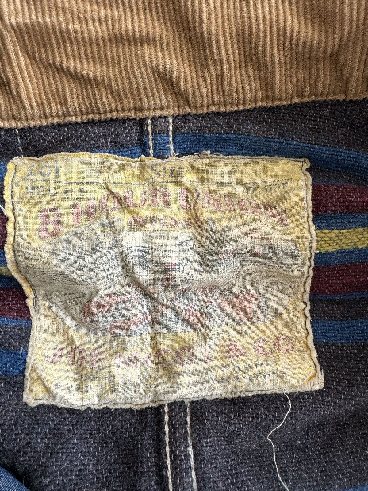 The Real McCoy's Vintage Wool Lined McCoy Jacket. Size US XL / EU 56 / 4 - 9 Thumbnail