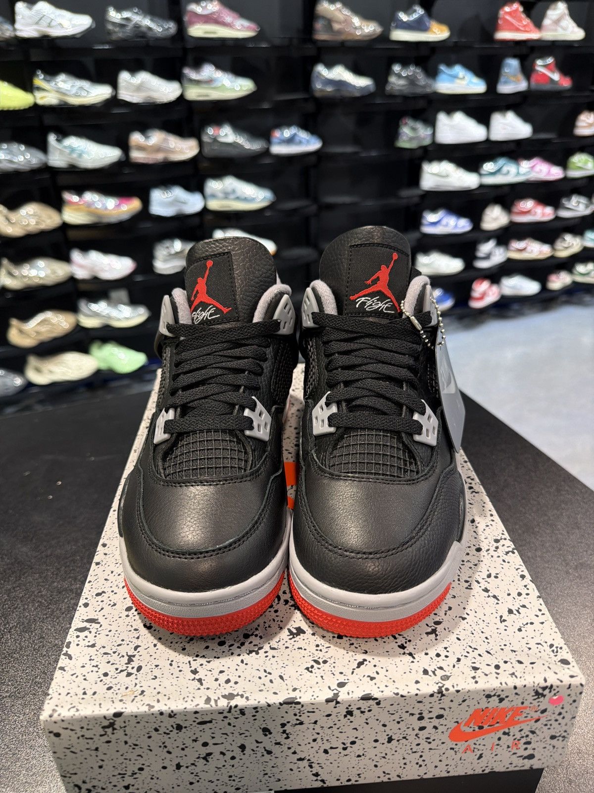 Jordan Brand Jordan 4 reimagined Bred Size-6Y Brand New Quick Shipping Size US 6 / EU 39 - 4 Thumbnail