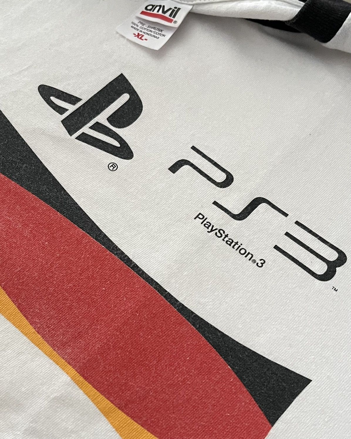 Playstation Vintage PlayStation 3 Logo Promo Tshirt Ringger Tee Size US XL / EU 56 / 4 - 4 Thumbnail
