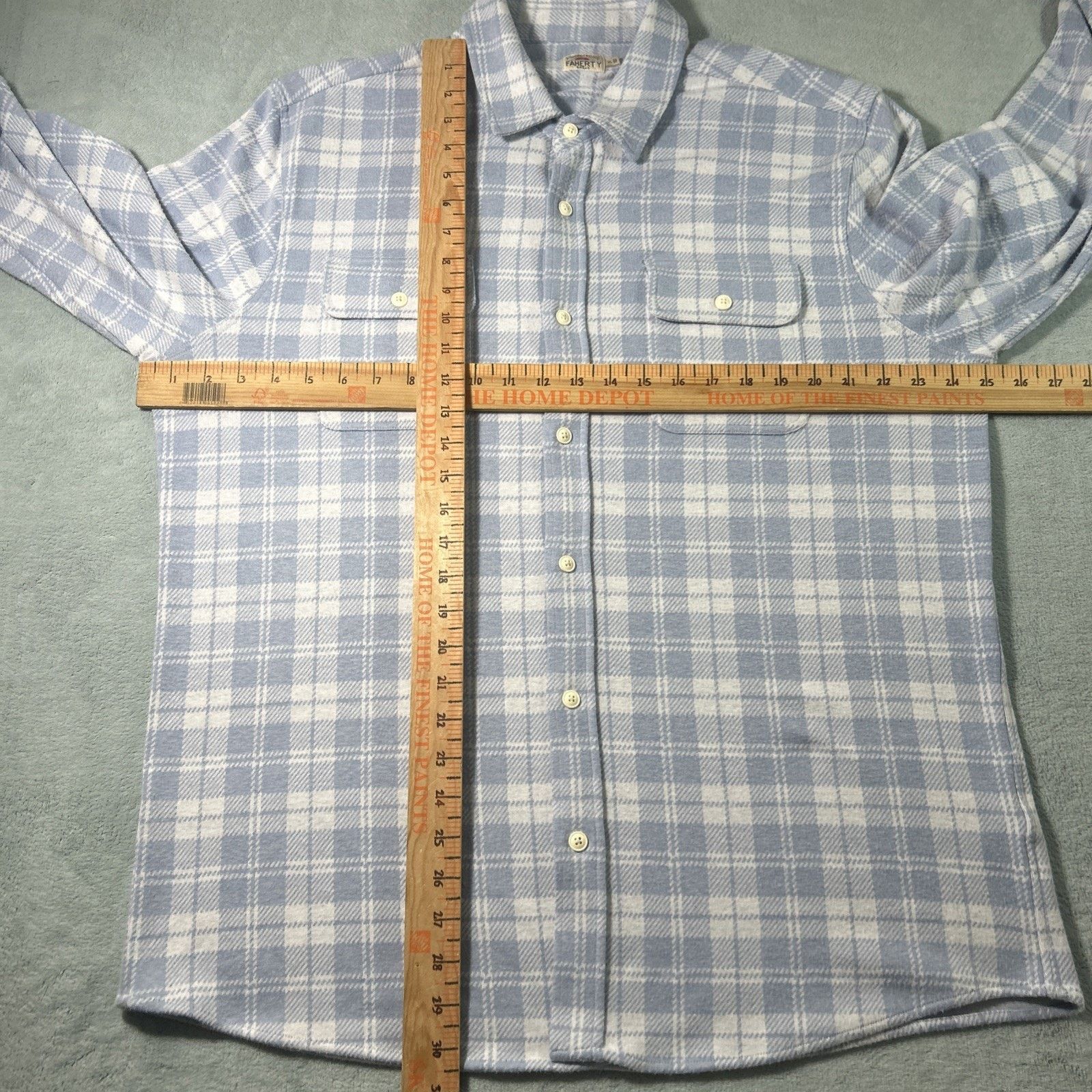 Faherty Faherty Soft Flannel Mens XL Up Match Pocket Lumberjack Size US XL / EU 56 / 4 - 10 Thumbnail