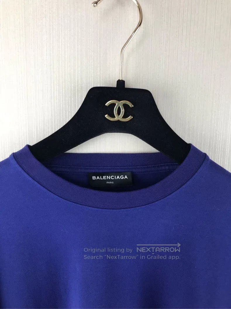 Balenciaga Balenciaga Blue Coke short-sleeved shirt Size US XS / EU 42 / 0 - 5 Thumbnail
