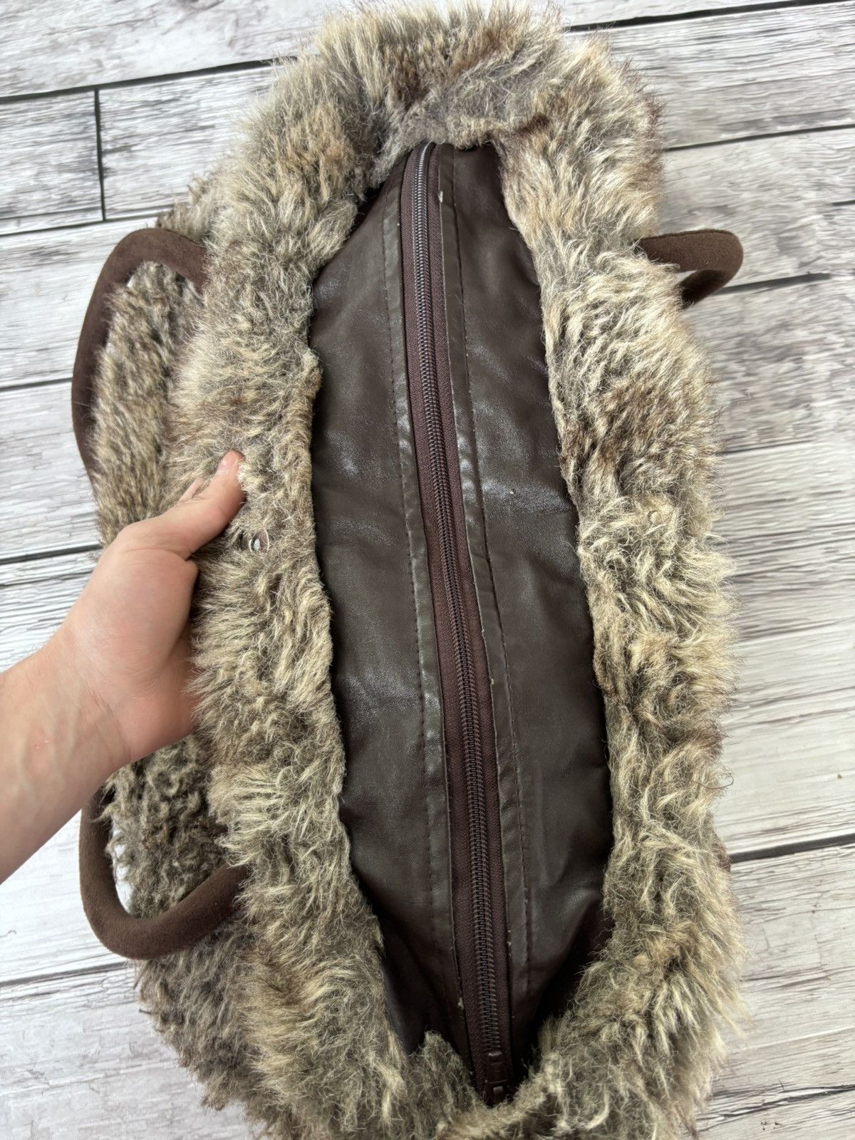 Hysteric Glamour × Japanese Brand 💥 VTG YK2 Hysteric Glamour LGB Style Fur Big Bag Lil Uzi Size ONE SIZE - 5 Thumbnail