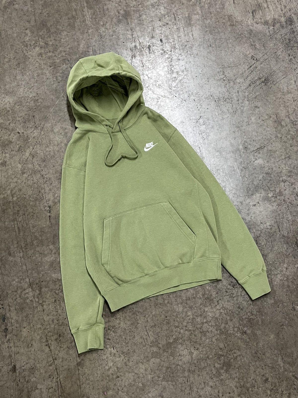 Nike × Vintage Nike vintage earth tone green essential hoodie streetwear Size US M / EU 48-50 / 2 - 1 Thumbnail