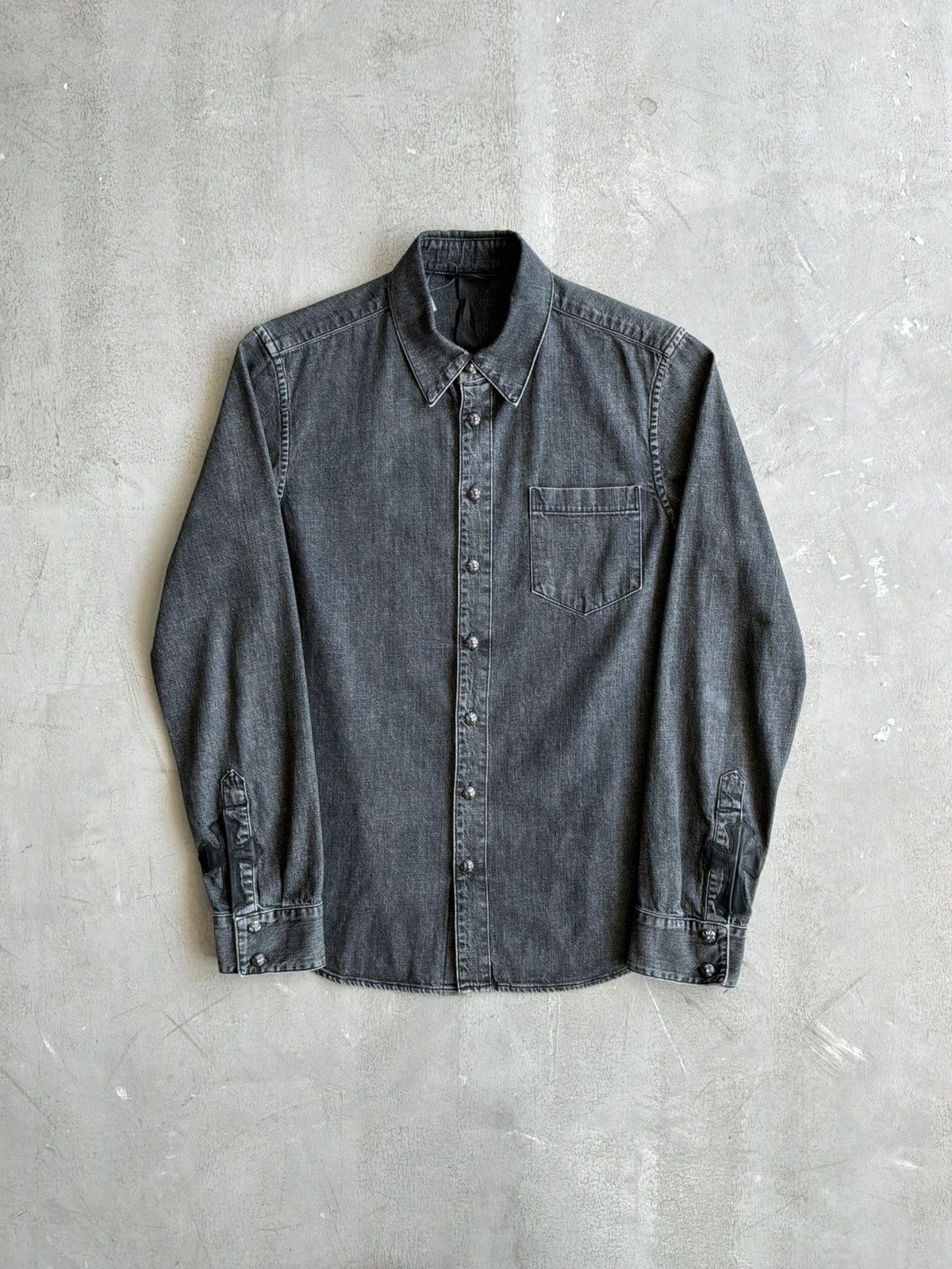 Chrome Hearts Chrome Hearts - Selvedge Denim Workdog Shirt Size US M / EU 48-50 / 2 - 1 Thumbnail