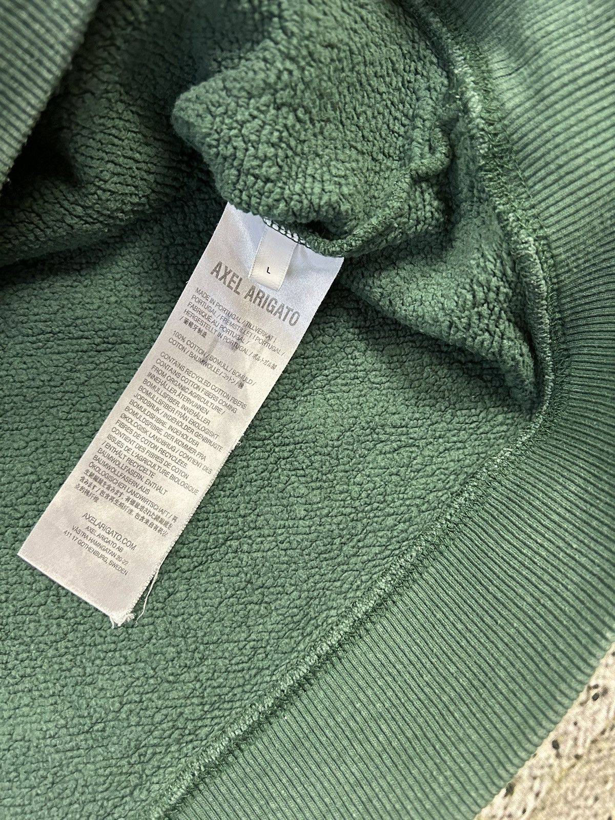 Axel Arigato Axel Arigato hoodie green ivy bee bird big logo collage Size US L / EU 52-54 / 3 - 4 Thumbnail
