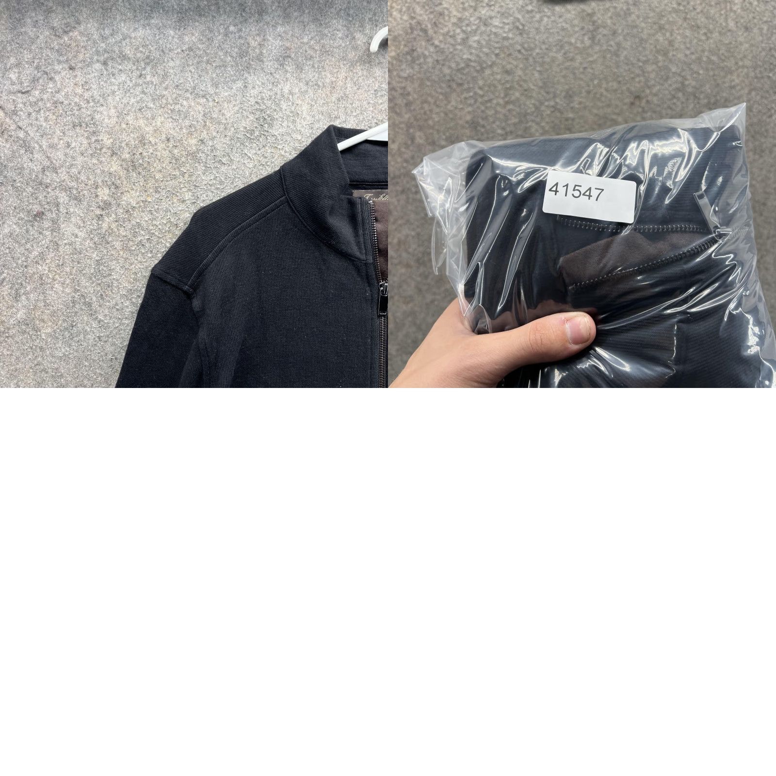 Tasso Elba Tasso Elba Jacket Mens Large Black Cotton Full Zip Bomber Pockets Casual Size US L / EU 52-54 / 3 - 8 Thumbnail