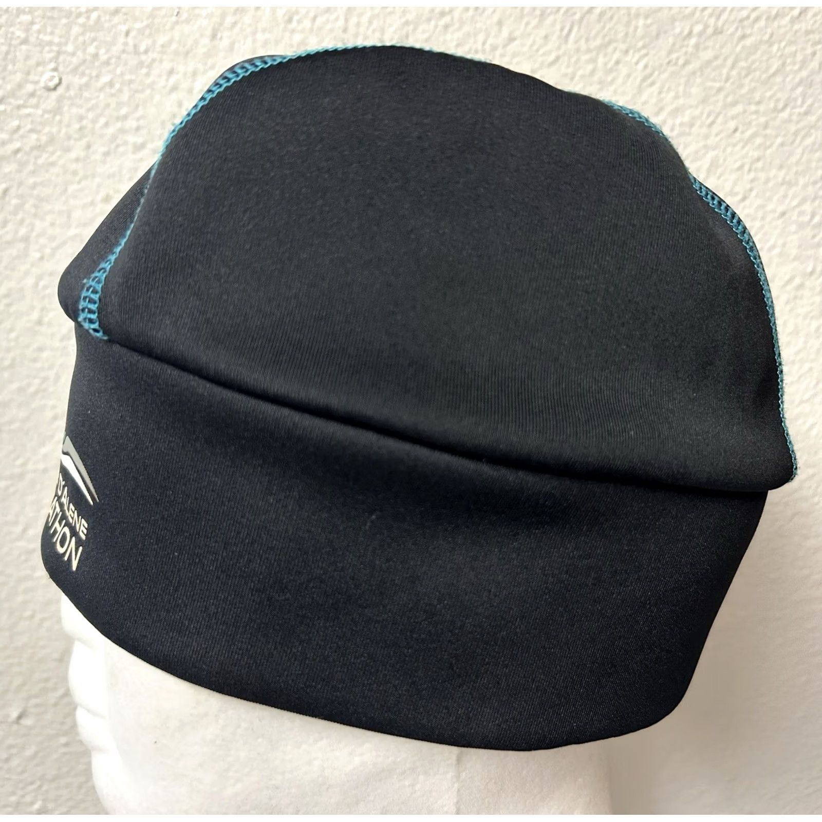 Vintage Coeur d’Alene Marathon Beanie Black Graphic Riverstone North Idaho 26.2 Adult OS Size ONE SIZE - 3 Thumbnail