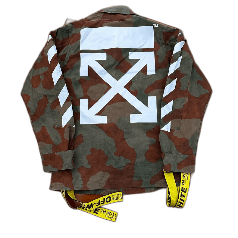 Off White Camouflage Jacket | Grailed
