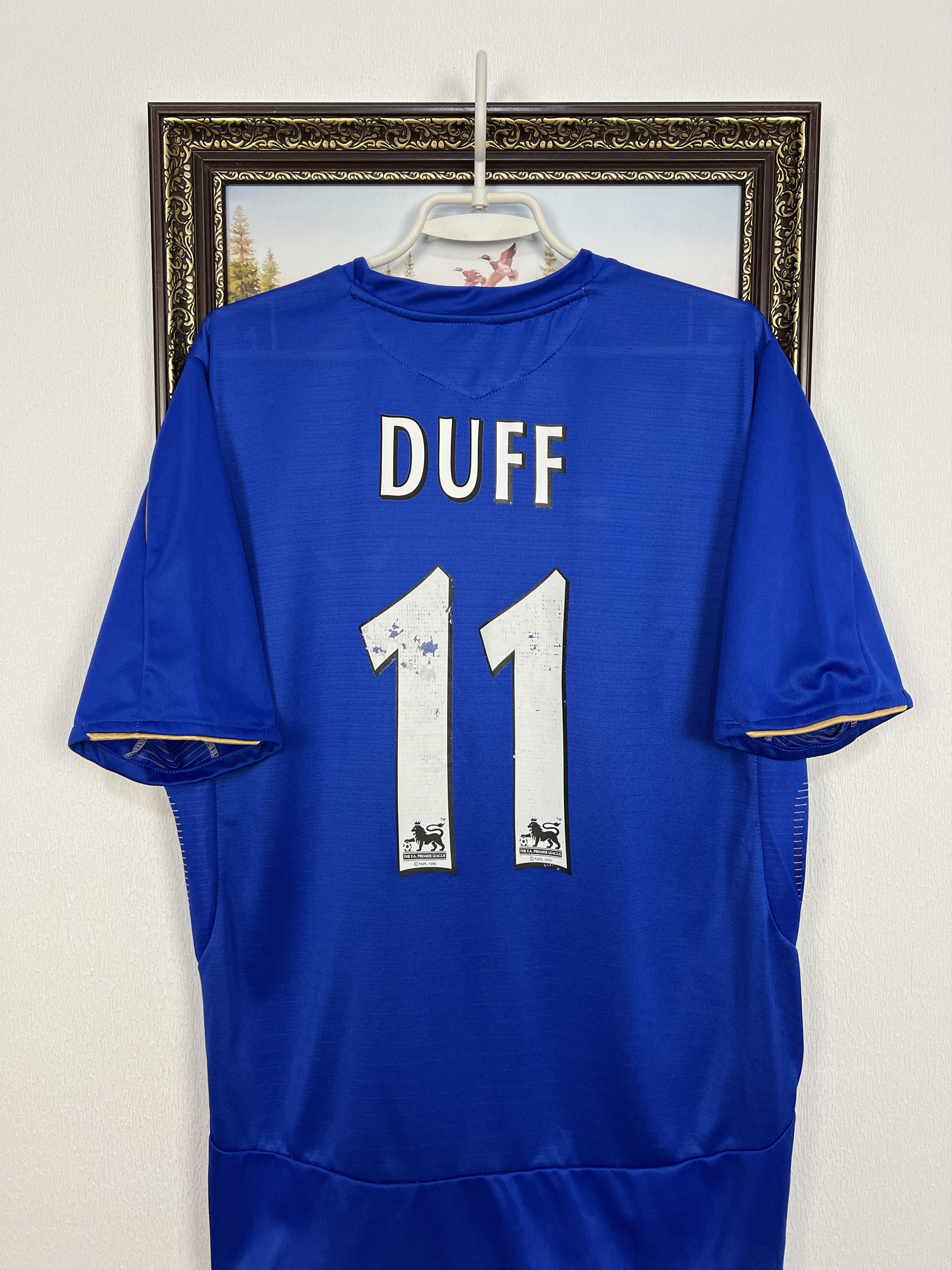 Umbro Chelsea Home football shirt 2005 Soccer #11 Duff Umbro Size US L / EU 52-54 / 3 - 12 Thumbnail