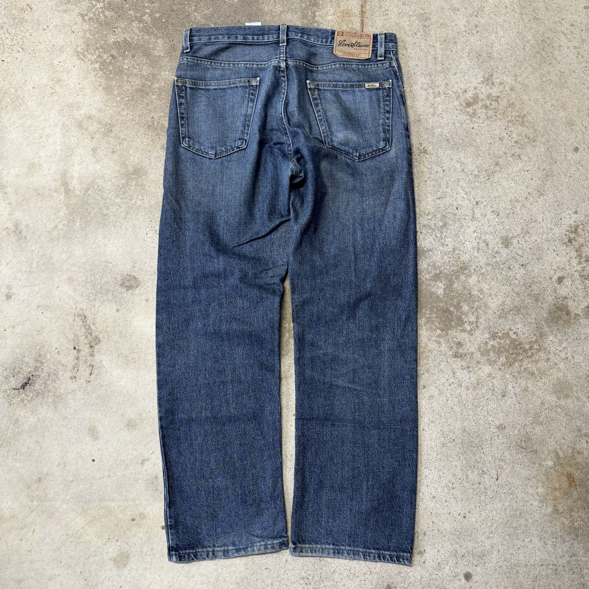 image of Levis x Vintage Y2K Levi's Straight Leg Faded Washed Denim Jeans 36 in Blue, Men's