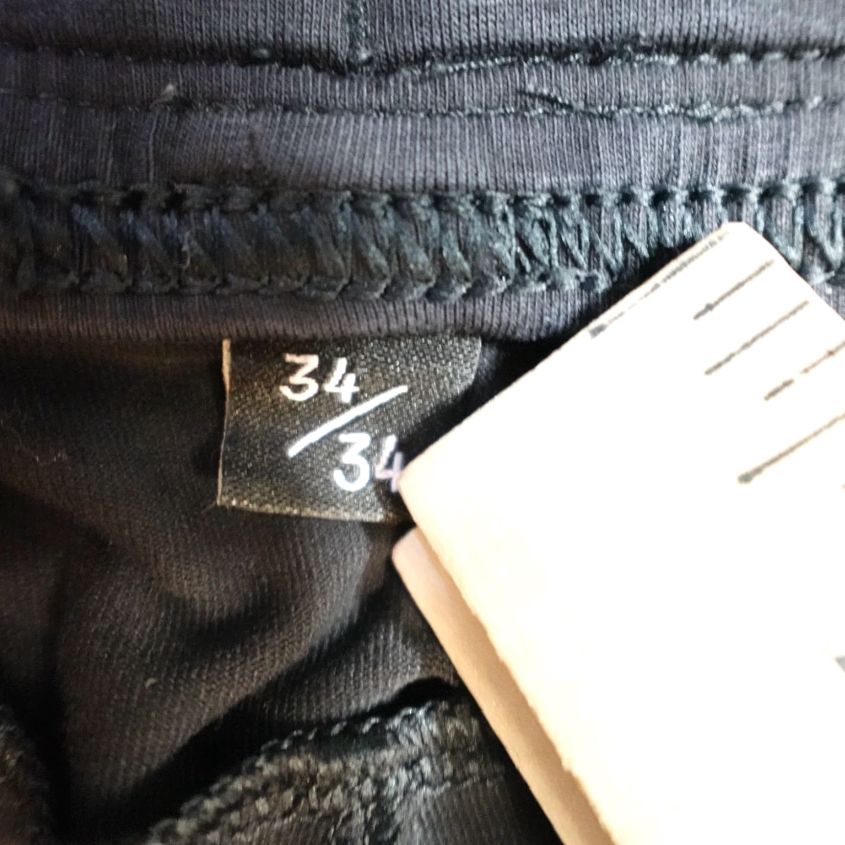 Vintage Public Rec Pants 33 x 31 Black Joggers Performance Stretch Drawstring Mens Pants Chino Regular Fit Straight Inseam 31in Size US 33 - 7 Thumbnail
