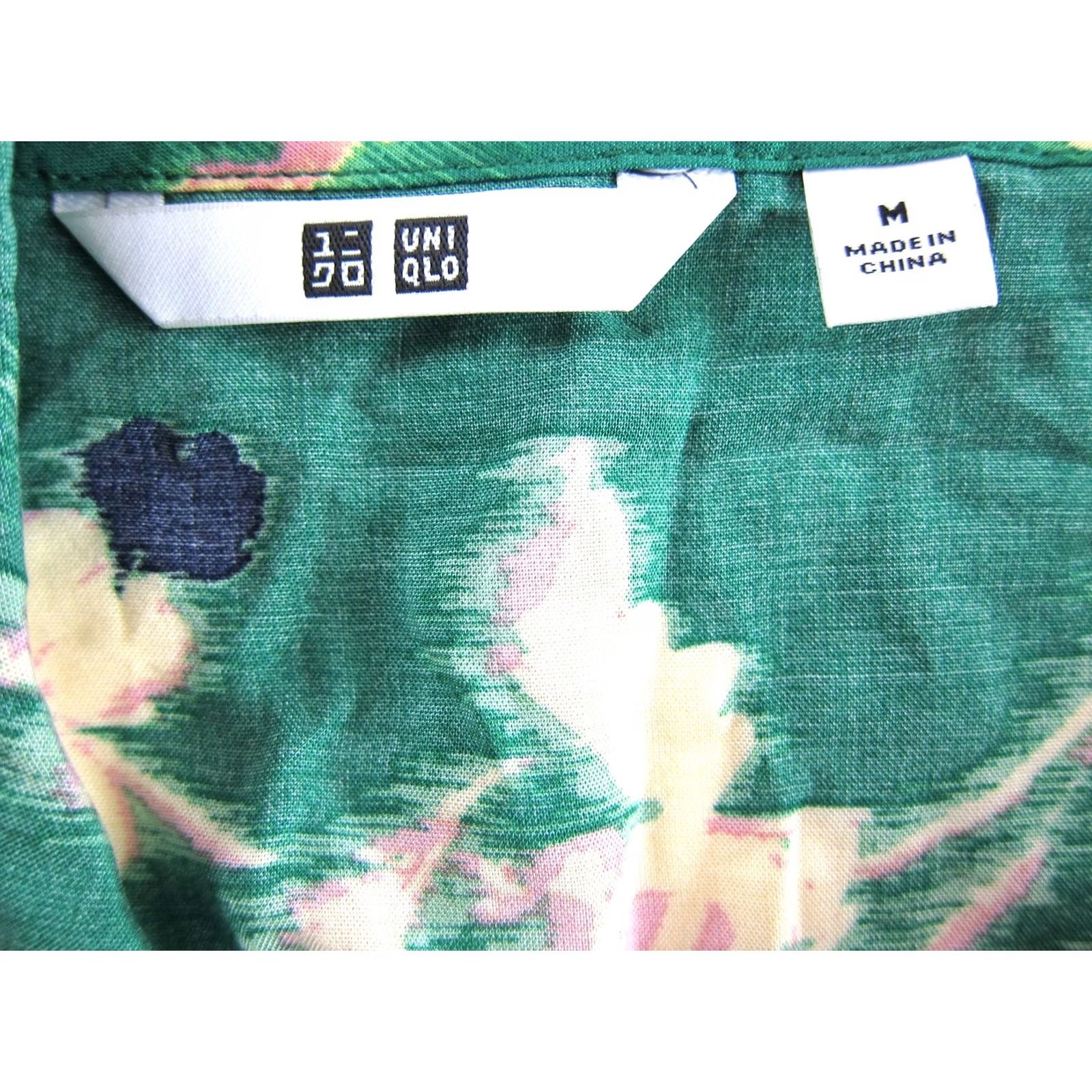 Uniqlo Uniqlo Romper Jumpsuit One-Piece Floral Spaghetti Strap 100% Rayon Green Travel Casual M Women Size 32" / US 10 / IT 46 - 3 Thumbnail