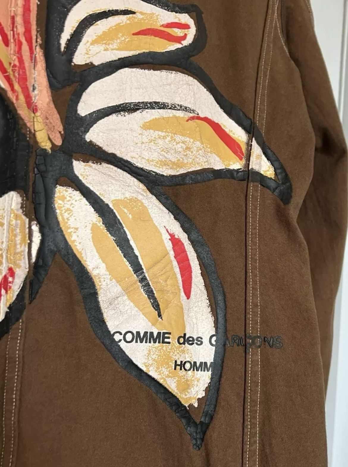 Comme des Garcons Homme Plus CDGH AD2002 Painted Flower Reversible Blazer Men’s S Size US S / EU 44-46 / 1 - 3 Thumbnail