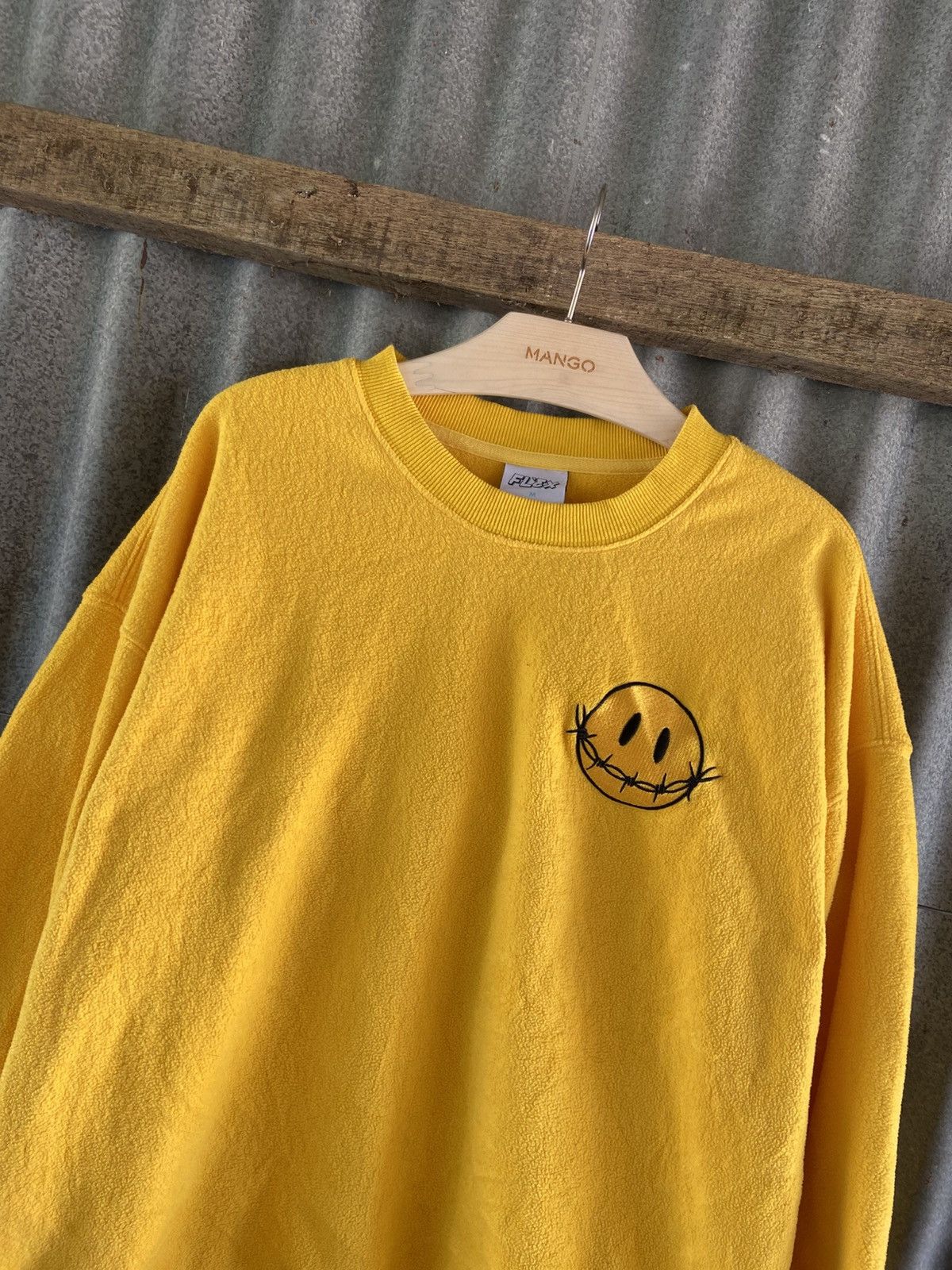 Jordan Brand × Other FLEX HOOD BARBED WIRE SMILEY FACE FLEECE PULLOVER Size US M / EU 48-50 / 2 - 2 Thumbnail