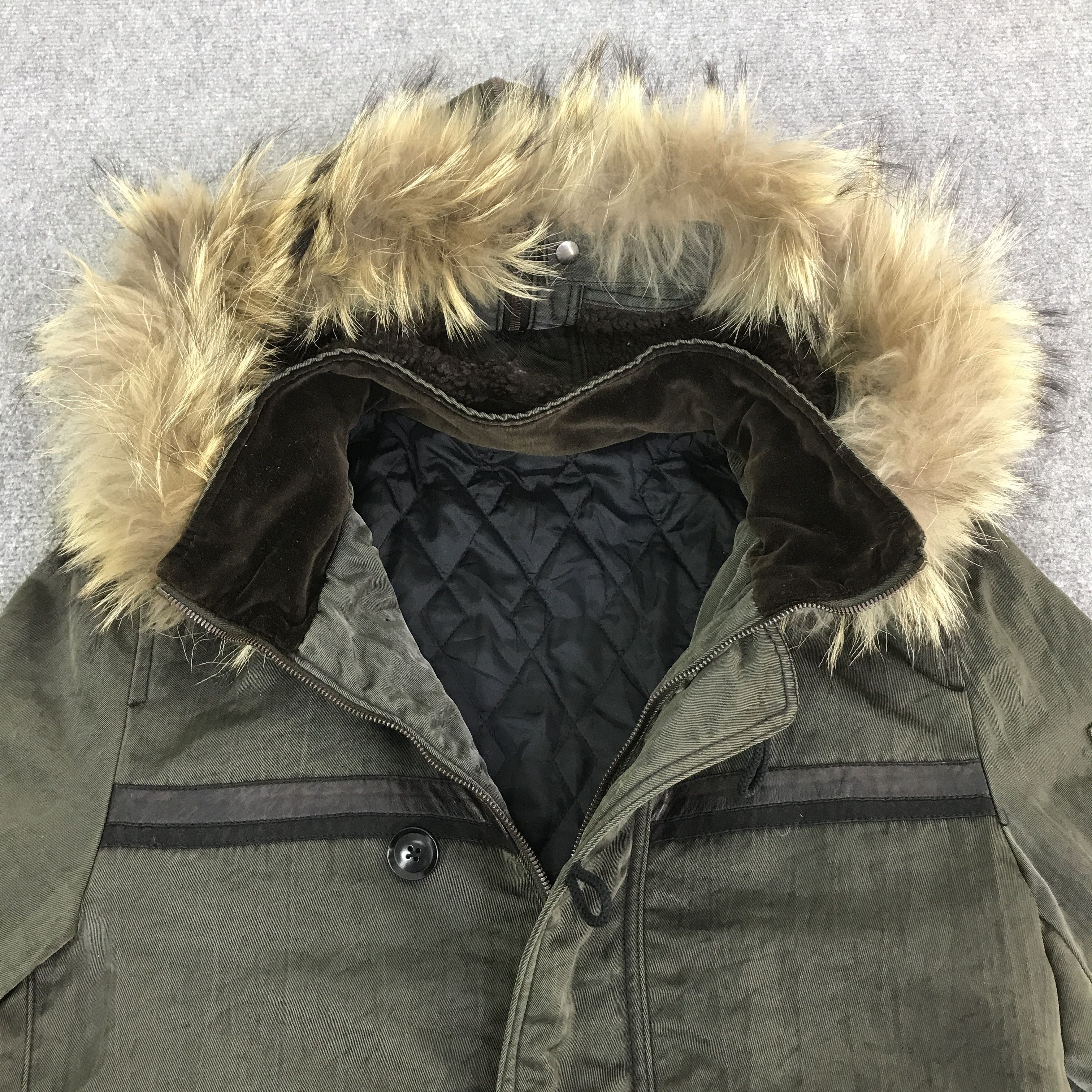 ABAHOUSE Abahouse excelled fur hoodie Bomber jacket K124B14 Size US M / EU 48-50 / 2 - 8 Thumbnail