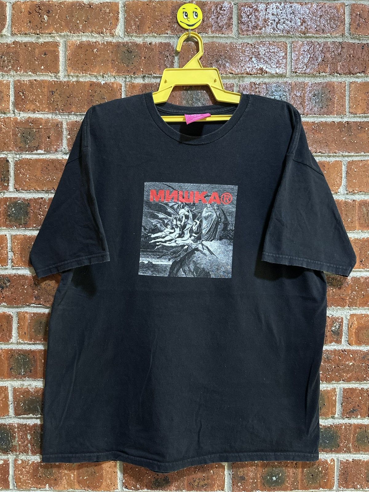 Mishka Vintage Mishka Mnwka Faded Tee Size US XL / EU 56 / 4 - 1 Thumbnail