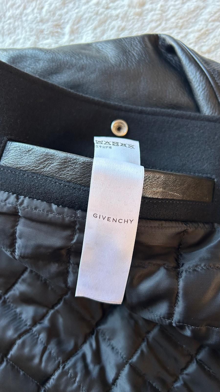 Givenchy Givenchy Leather Wool Varsity Jacket Size 46 Size US S / EU 44-46 / 1 - 11 Thumbnail