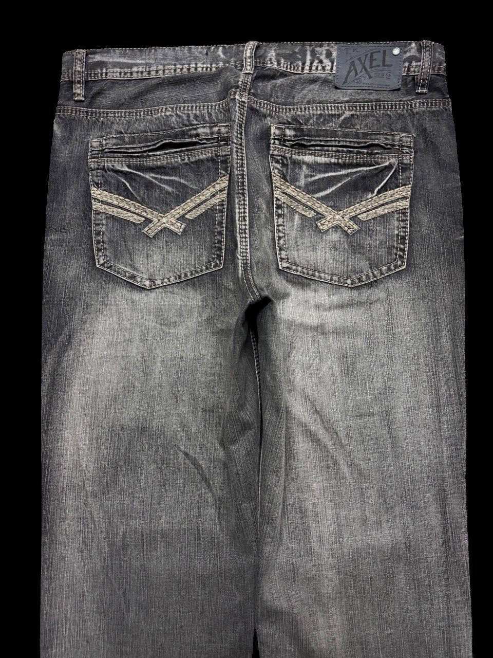 Japanese Brand BAGGY - Waist 37 Axel 🇯🇵 Mudwash Sick Style Distressed Jeans Size US 37 - 12 Thumbnail
