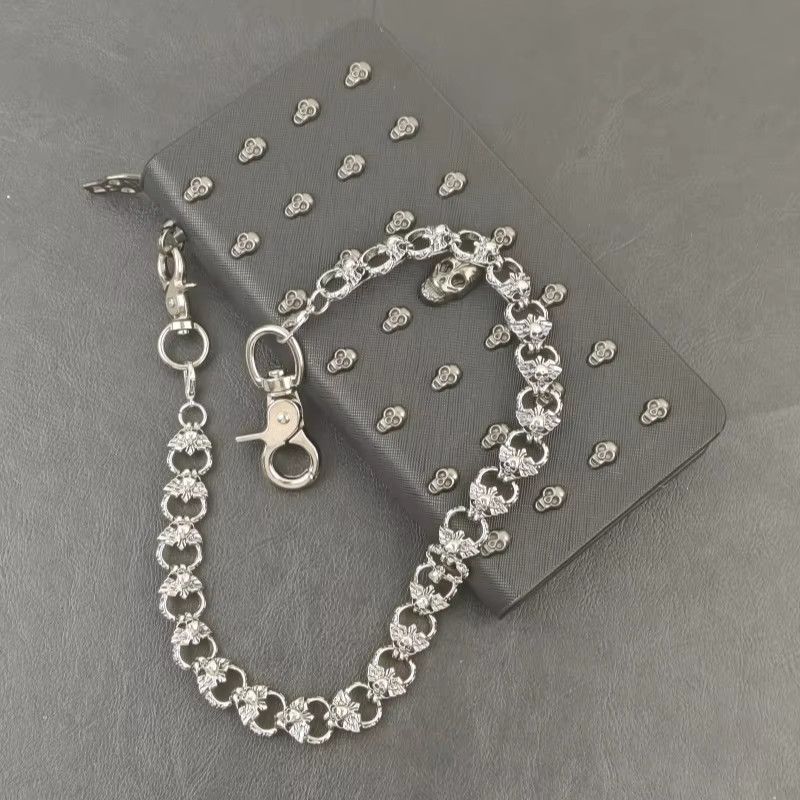 Jewelry Retro Hip Hop Wallet Waist Pant Chain Luxury Accessories Y2K Size ONE SIZE - 8 Thumbnail