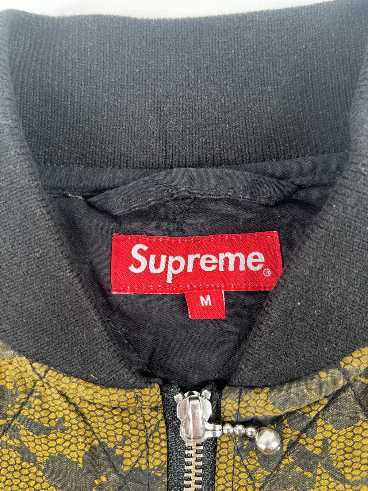 Supreme Quilted Lace Bomber Jacket