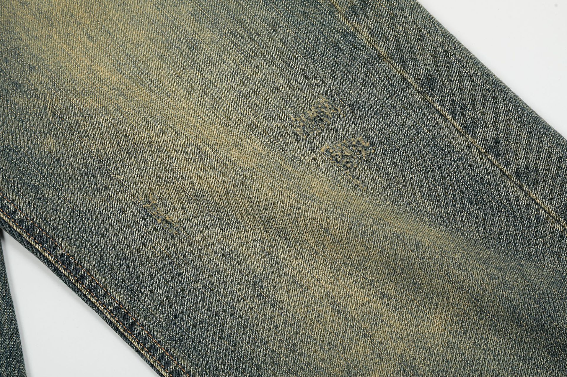 Japanese Brand × Jean American washed distressed loose wide-leg bootcut jeans Size US 32 / EU 48 - 6 Thumbnail