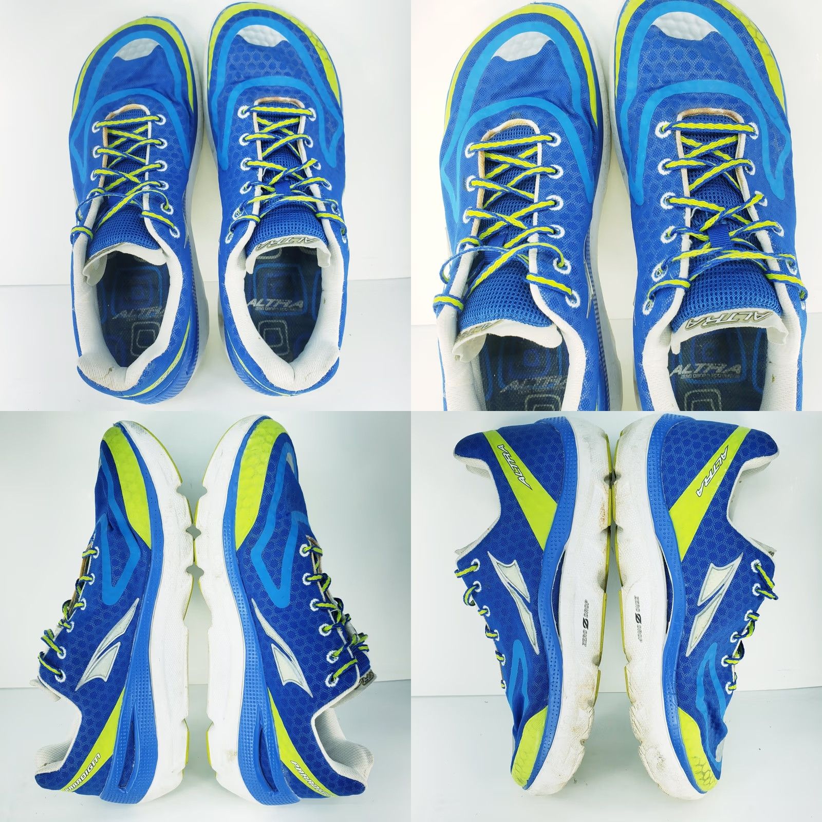 Altra ALTRA PARADIGM NRS Sneakers Running Training Men Sz 12.5 Blue Lime Size US 12 / EU 45 - 8 Thumbnail