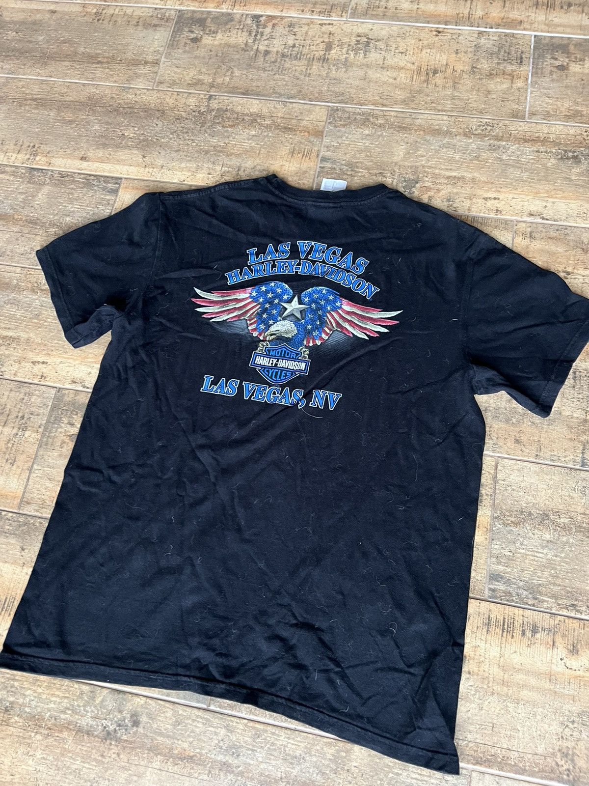 Harley Davidson × Vintage Harley davidson, M, T-shirt, moto Las Vegas nv tee Tis Size US L / EU 52-54 / 3 - 1 Thumbnail