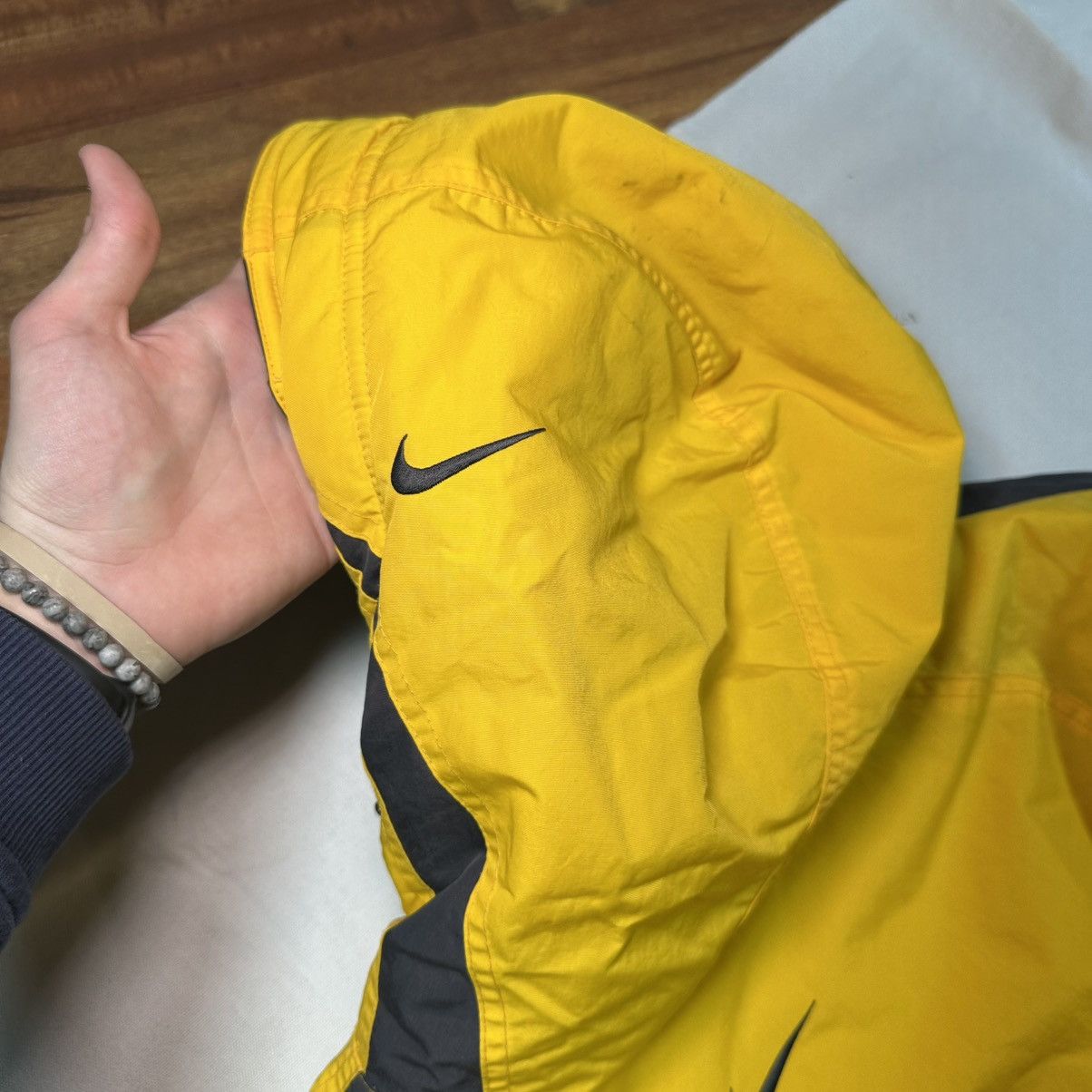 Nike Vintage Nike Coat Navy/Yellow Size US L / EU 52-54 / 3 - 9 Thumbnail