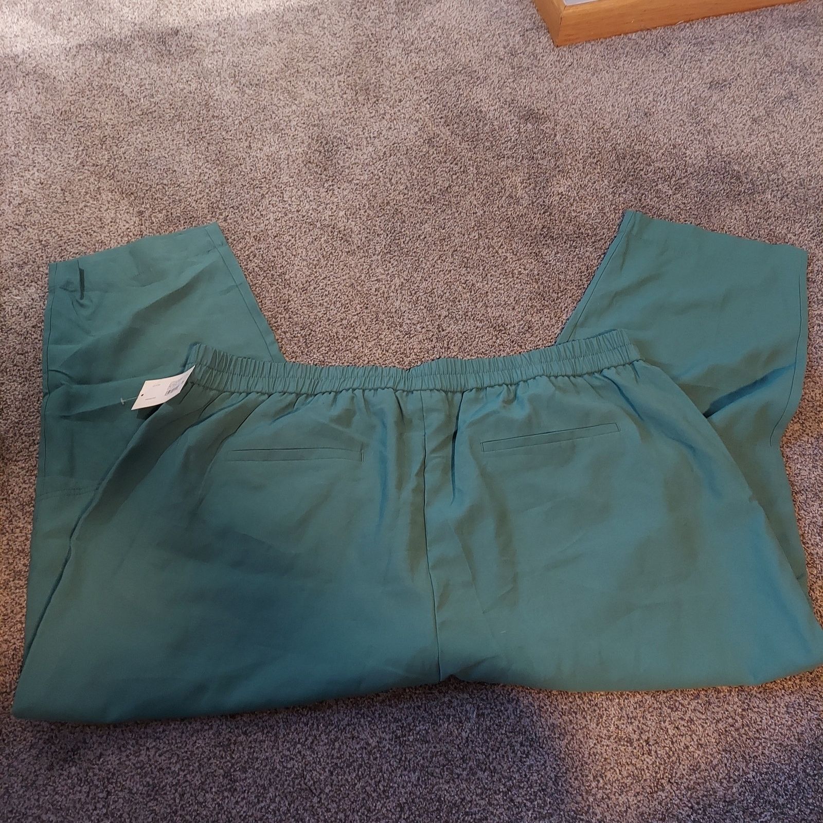 Target Basics A New Day 3x green cargo dress pant stretchy comfortable NWT Size 42" / US 20 - 8 Thumbnail