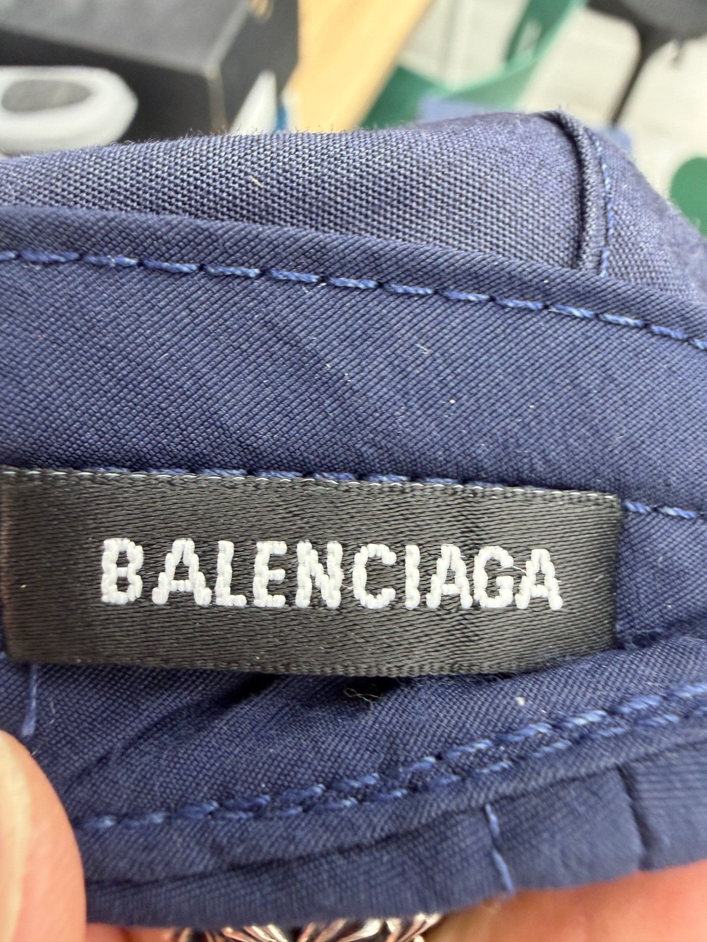 Balenciaga Balenciaga Logo Embroidered Cotton Cap Size ONE SIZE - 5 Thumbnail