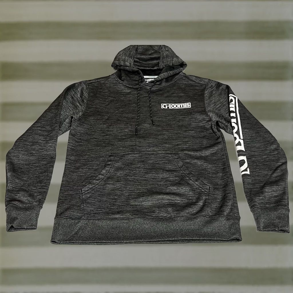 Spell G Loomis Hoodie Pullover Adult Small Gray Sweatshirt Fishing Logo Size US S / EU 44-46 / 1 - 1 Thumbnail
