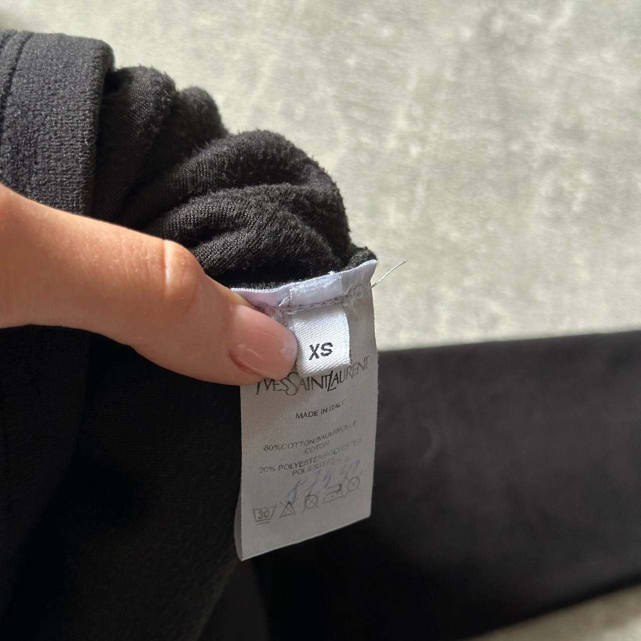Vintage YVES SAINT LAURENT YSL SWEATSHIRT FLEECE SWEATER old money Size XS / US 0-2 / IT 36-38 - 6 Thumbnail