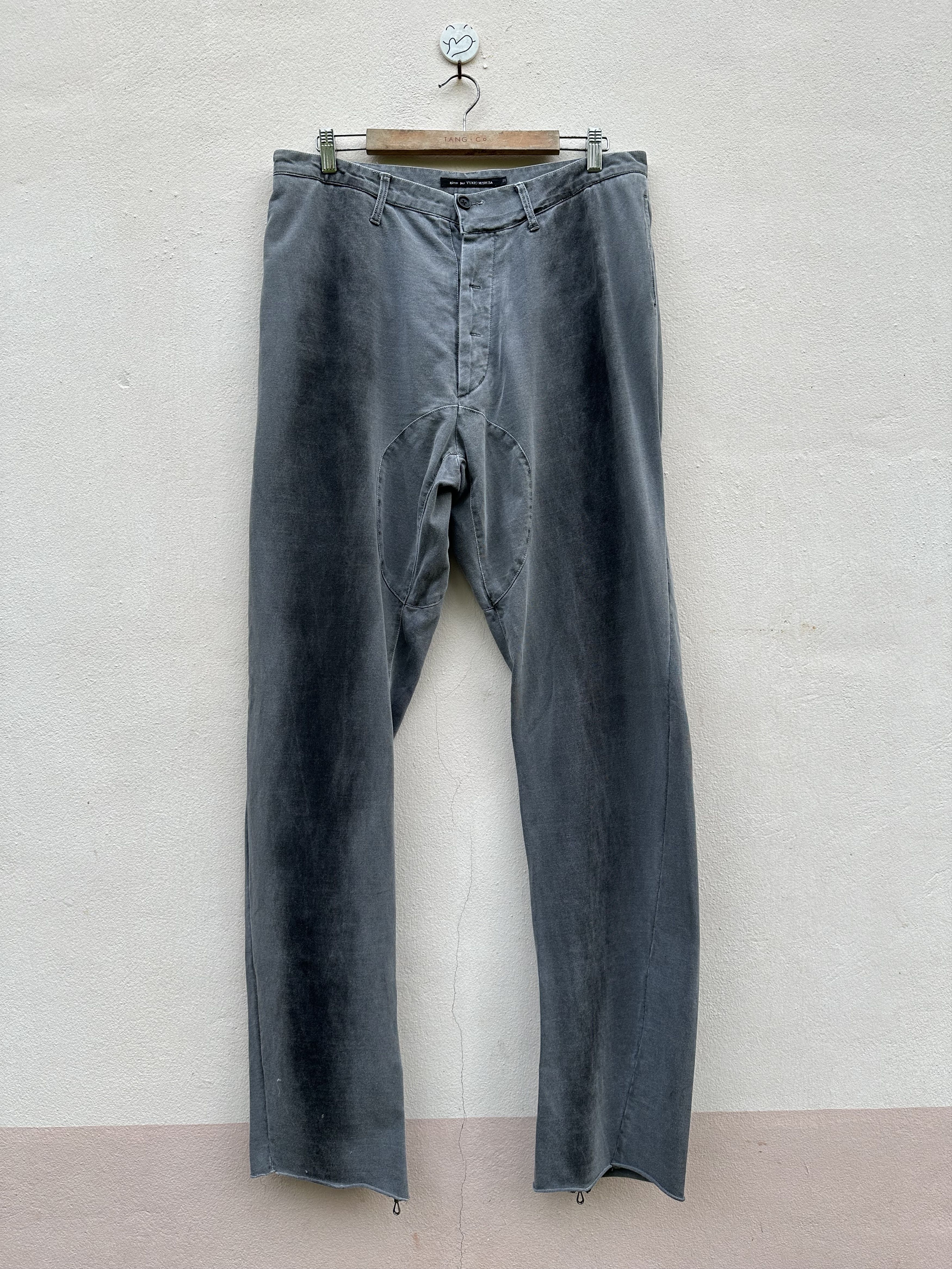 Gene Par Yukio Mishiba Vintage Gene Par Yukio Mishiba Flare Curved Wide Sweatpants Size US 34 / EU 50 - 2 Thumbnail