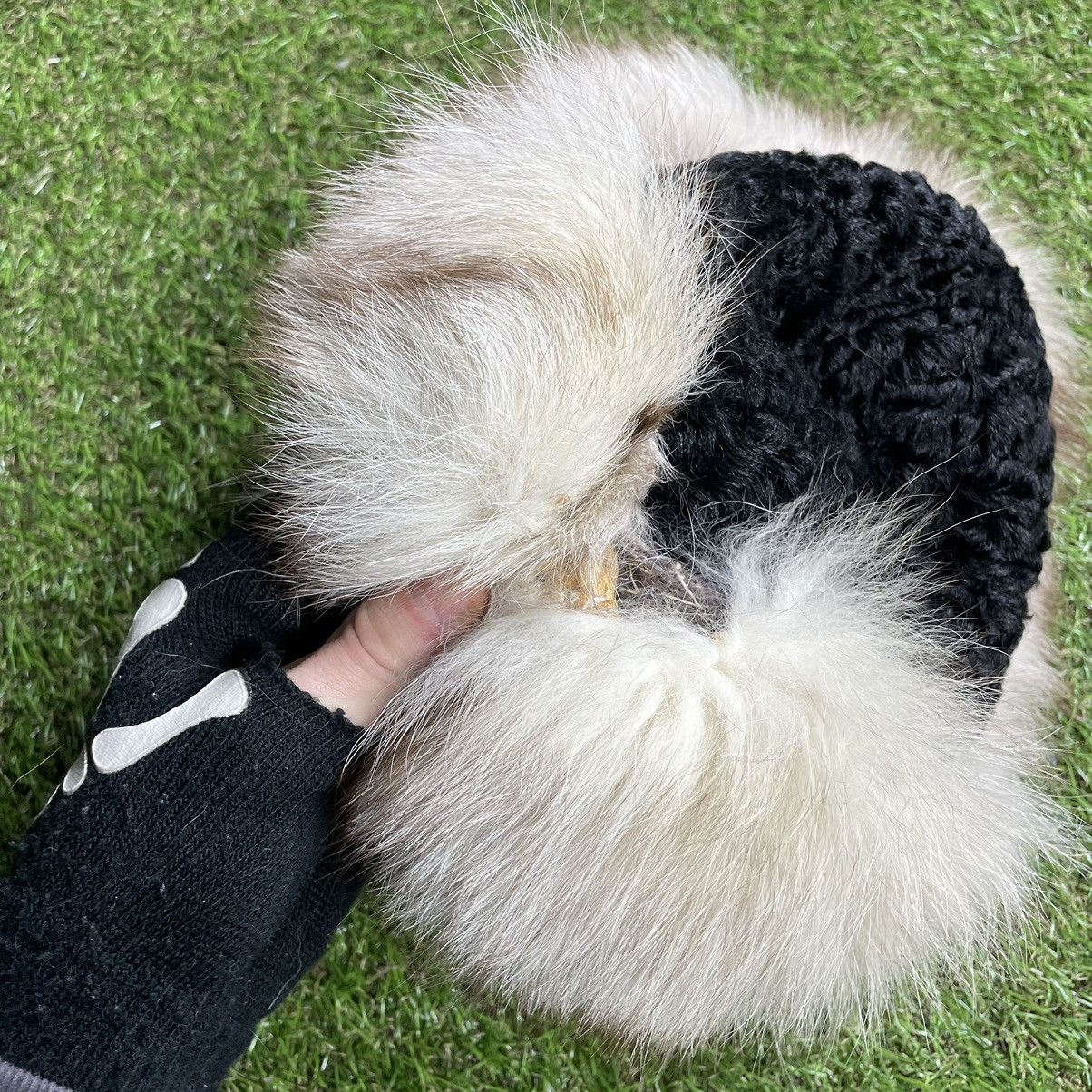 Vintage Vintage Y2K Fuzzy Beanie Mohair Alt Grunge Streetwear OS Size ONE SIZE - 4 Thumbnail