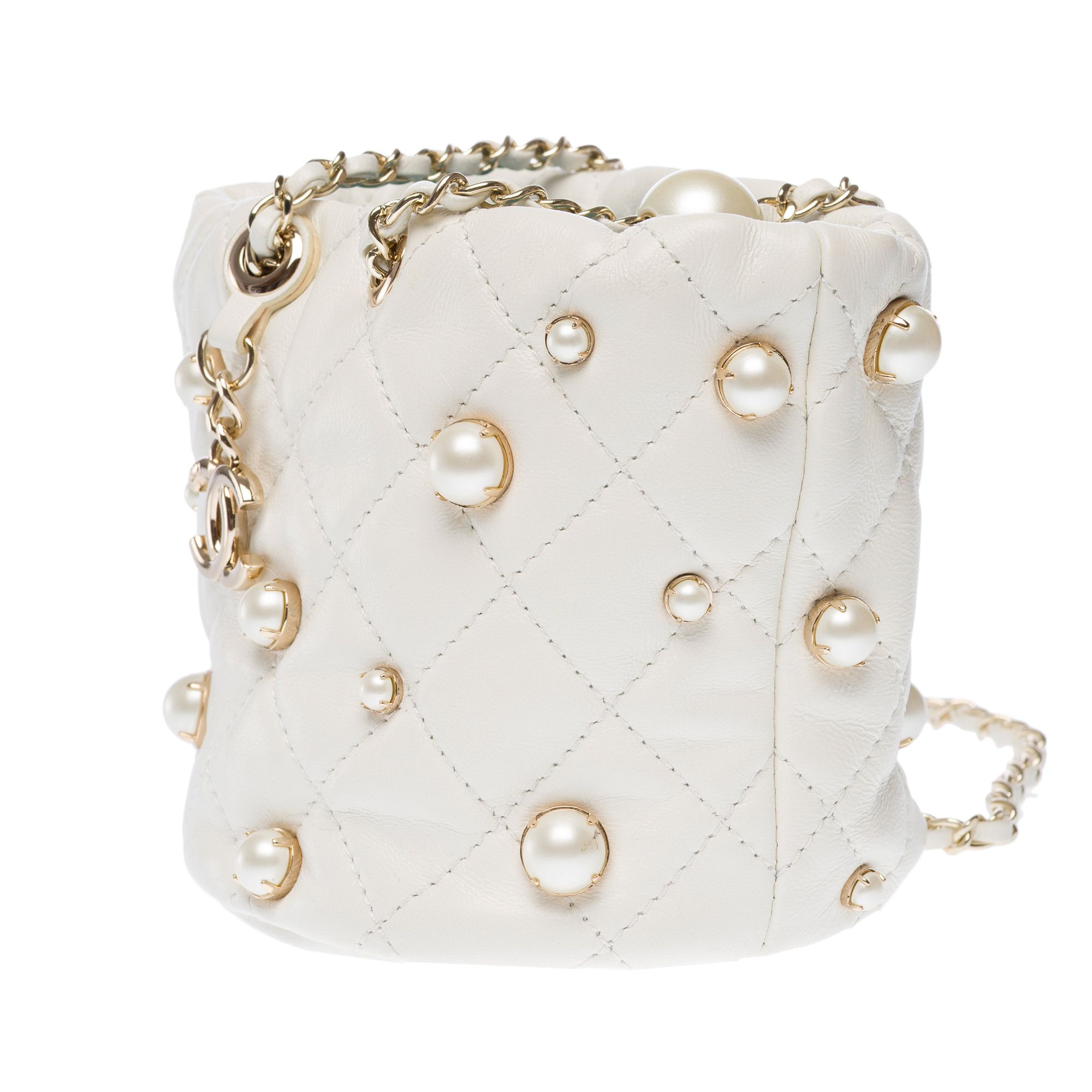 Chanel CHANEL Bag in White Leather Size ONE SIZE - 5 Thumbnail