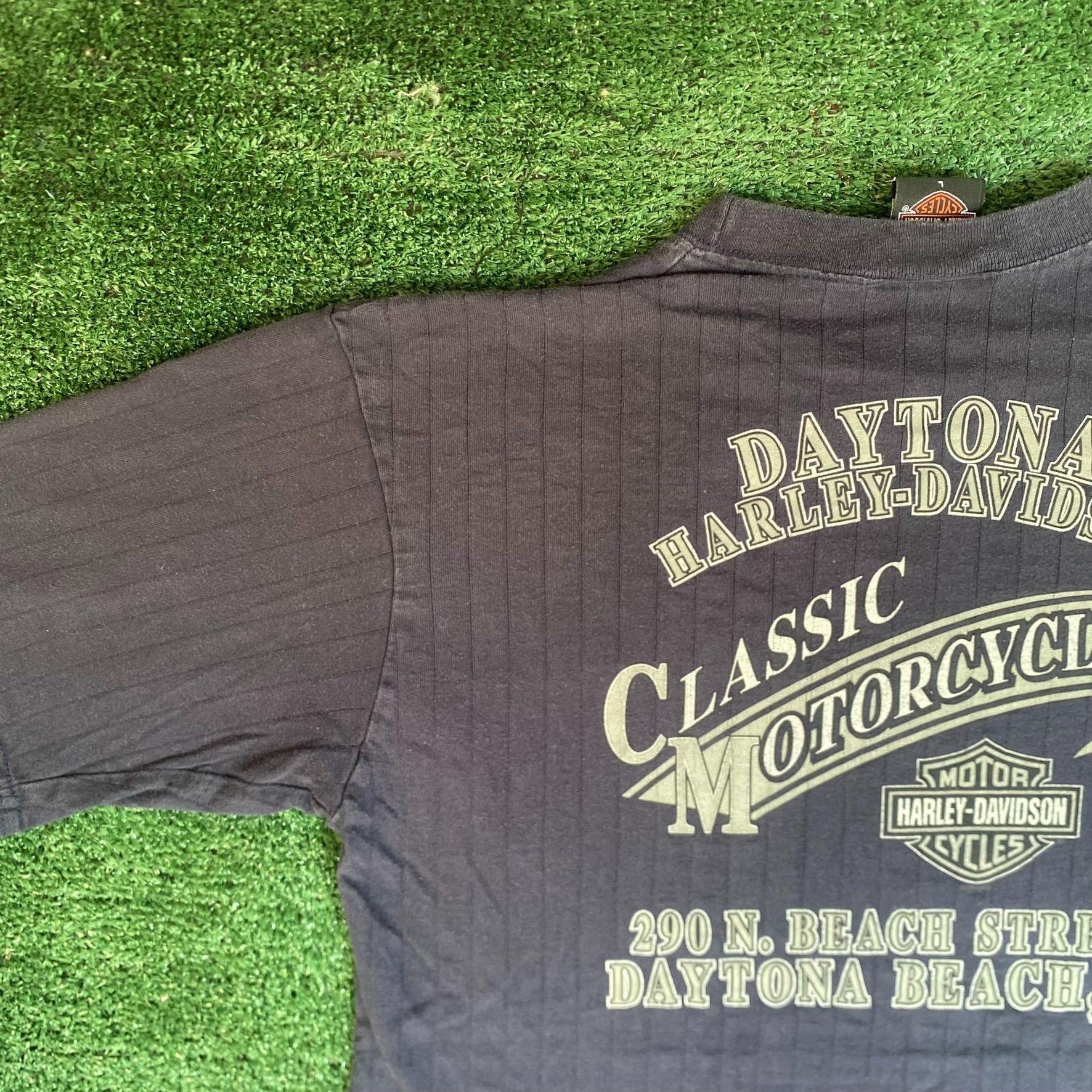 Harley Davidson Vintage Y2K Harley Davidson Shirt Biker Motorcycle Logo Tee Size US L / EU 52-54 / 3 - 2 Thumbnail