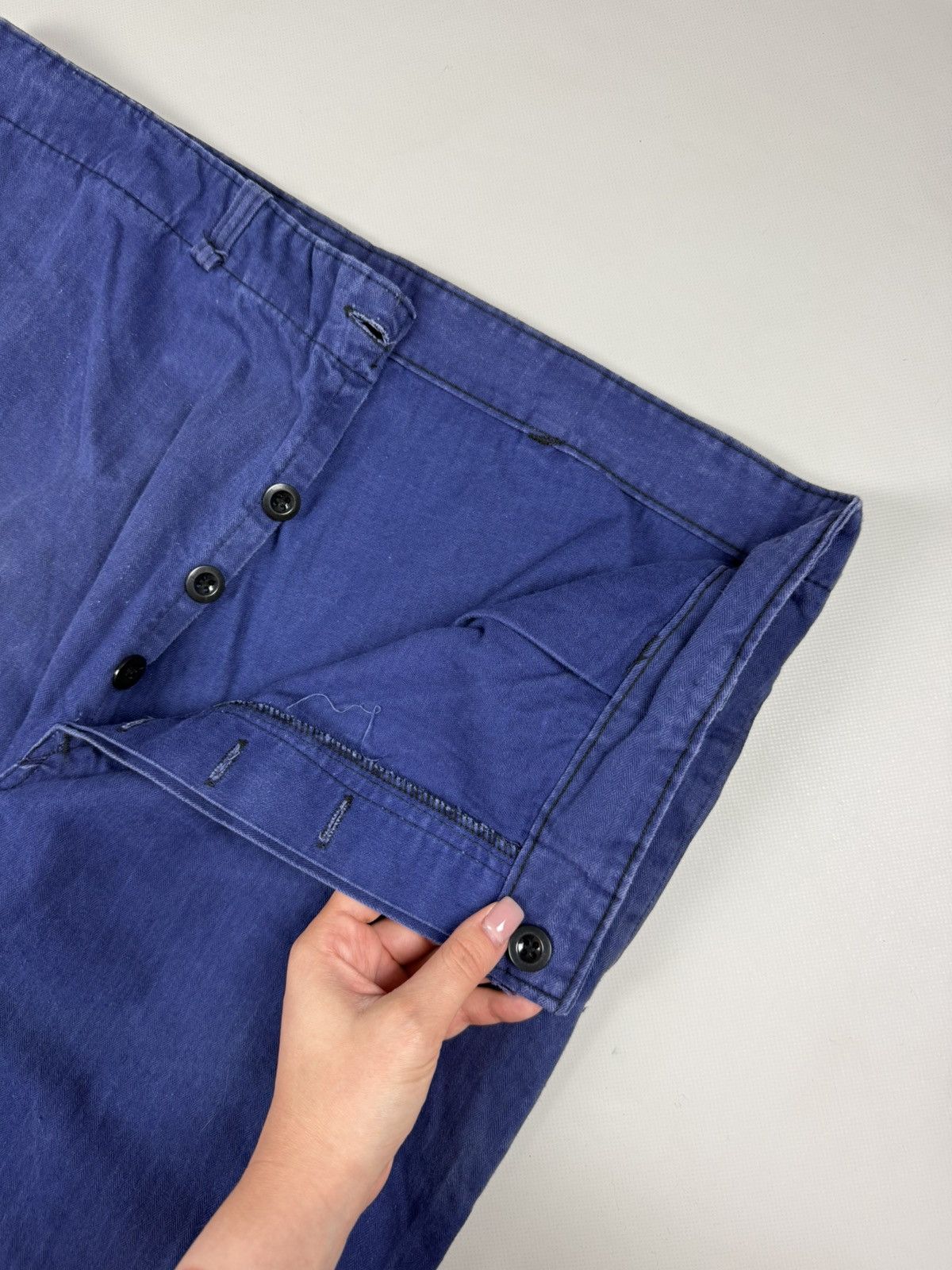 Le Laboureur Vintage French Workwear Carpenter Sanforize Pants Trousers Size US 40 / EU 56 - 13 Thumbnail