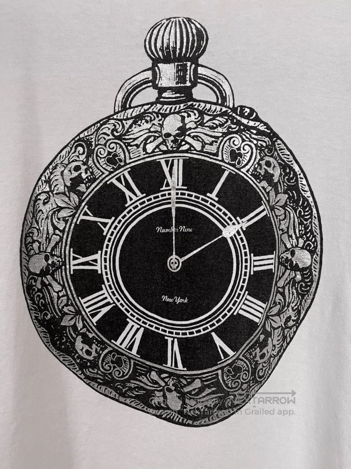 Number (N)ine Sz 3 Number Nine 2nd Anniversary Clock Tee. Size US L / EU 52-54 / 3 - 2 Thumbnail