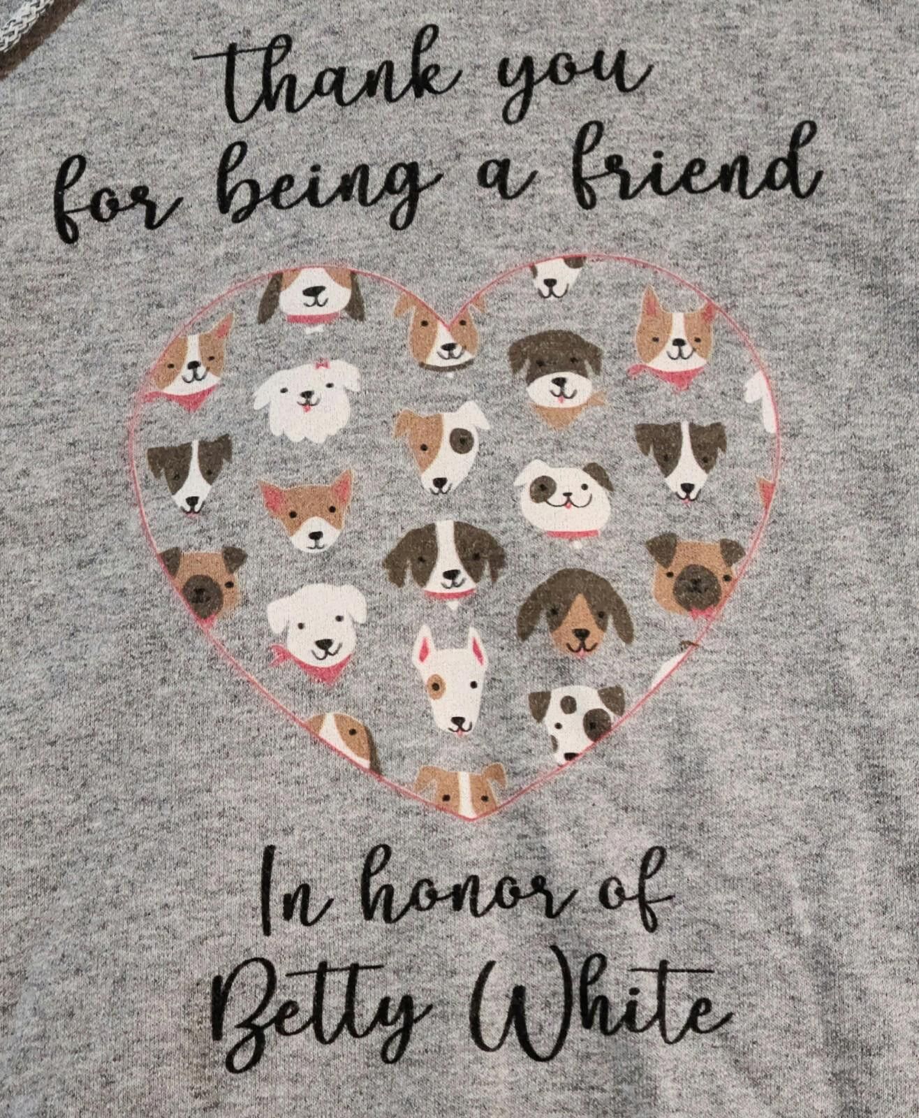 Gildan Betty White Dog Hoodie Adult Size 2X Grey Size US XXL / EU 58 / 5 - 1 Thumbnail