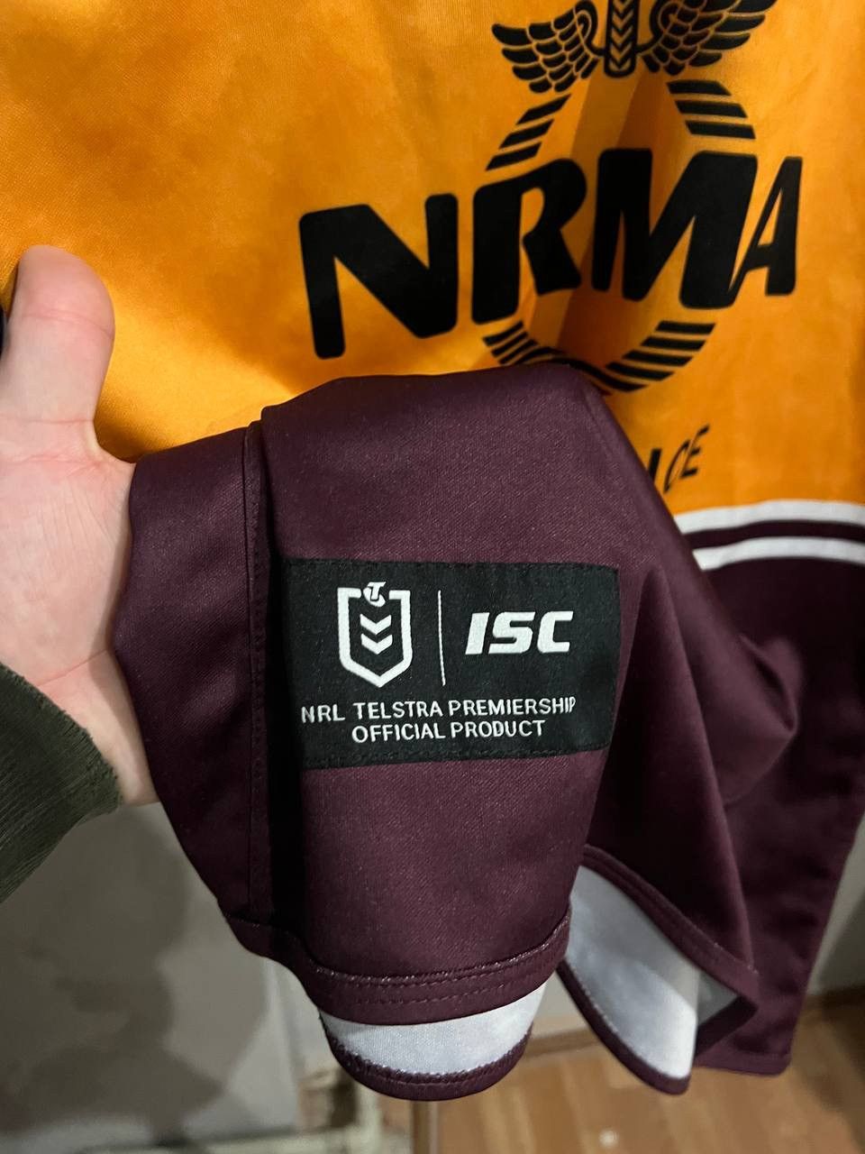 New Zealand Outback 2019 NRL BRONCOS BRISBANE RUGNY UNION SHIRT JERSEY ISC 2XL Size US XXL / EU 58 / 5 - 12 Thumbnail