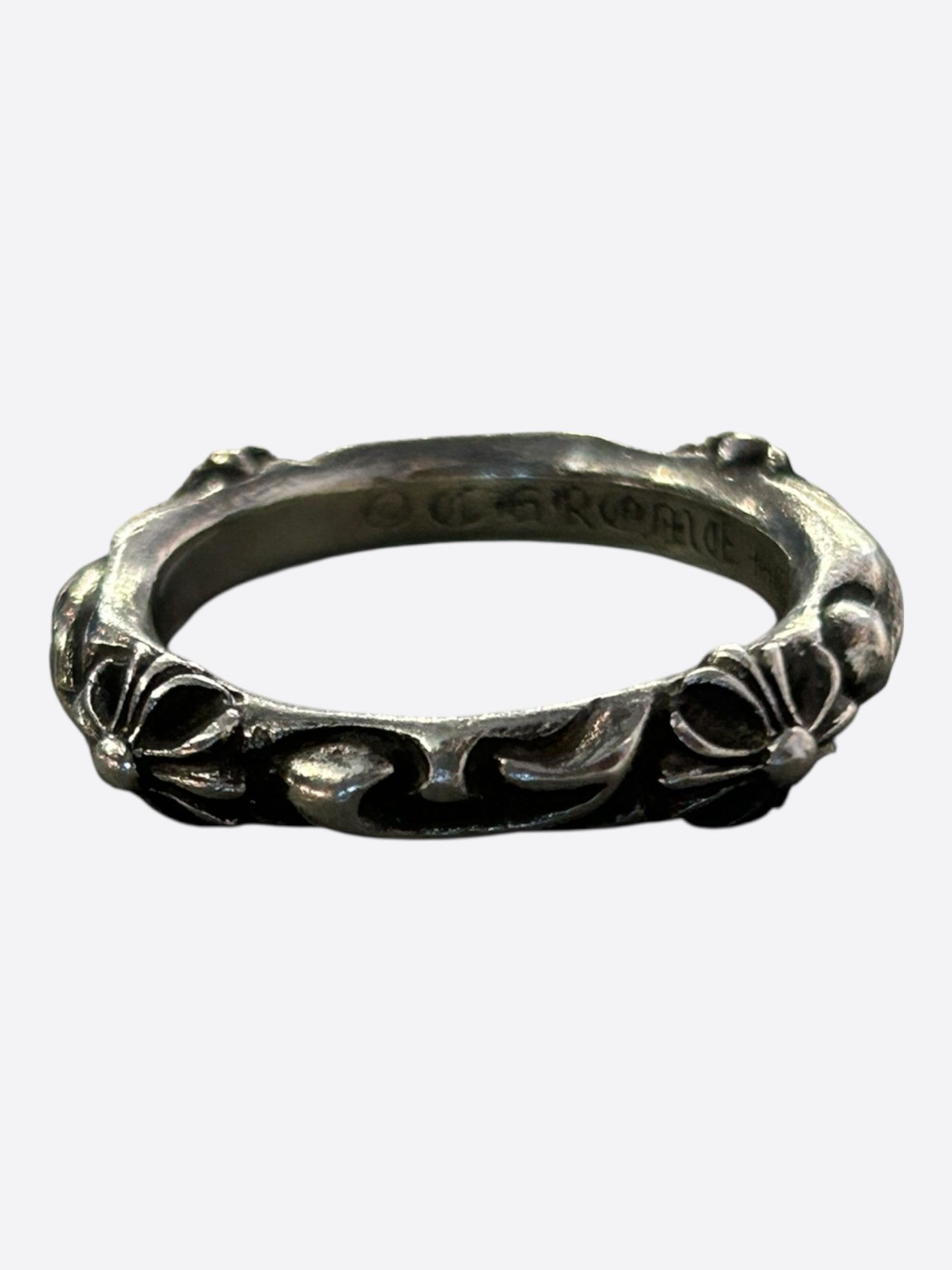 Chrome Hearts Chrome Hearts Silver SBT Plus Cross Ring Size ONE SIZE - 3 Thumbnail