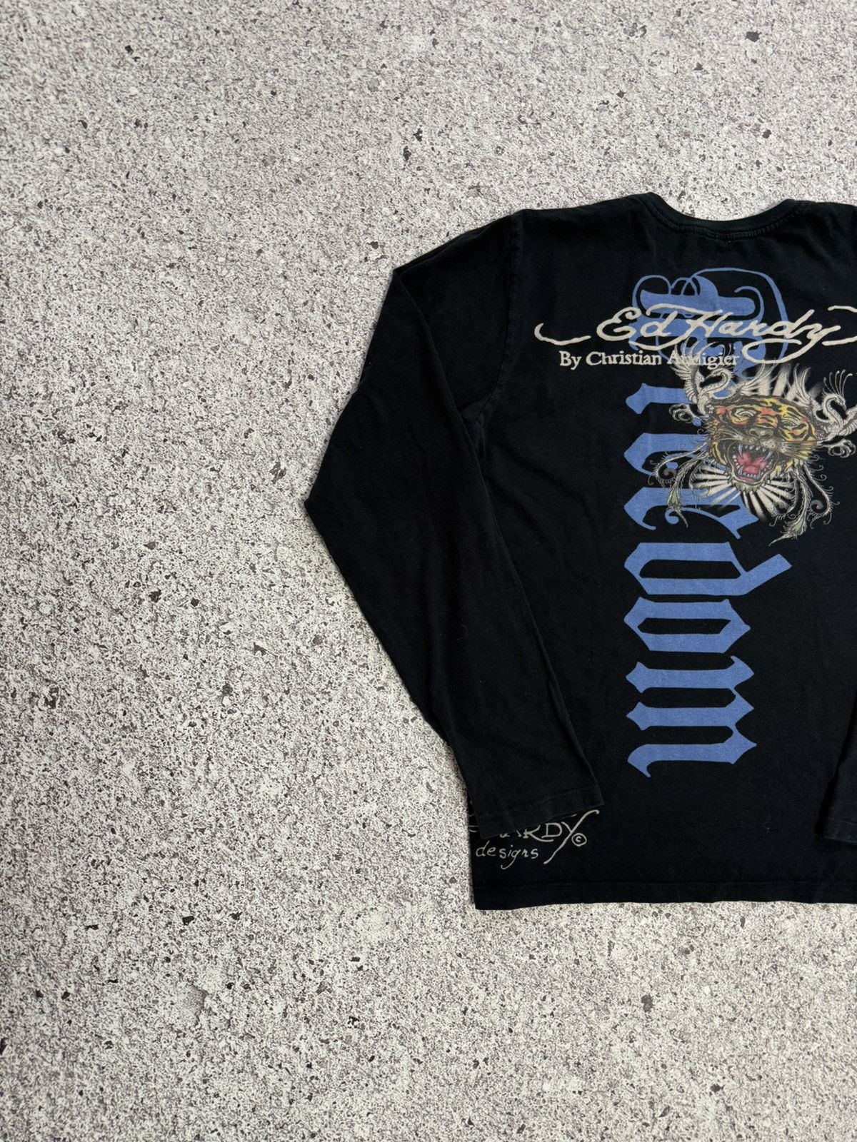 Christian Audigier × Ed Hardy Ed Hardy By Christian Audigier Longsleeve T-Shirt Y2K Hype Size US L / EU 52-54 / 3 - 7 Thumbnail