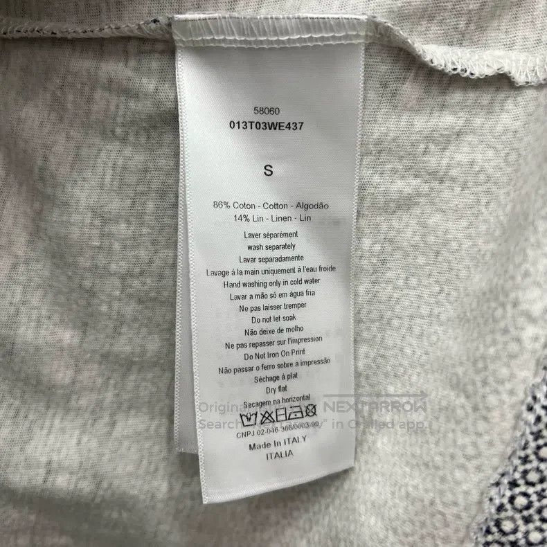 Dior Dior Grey printed pattern short sleeves Size S / US 4 / IT 40 - 6 Thumbnail