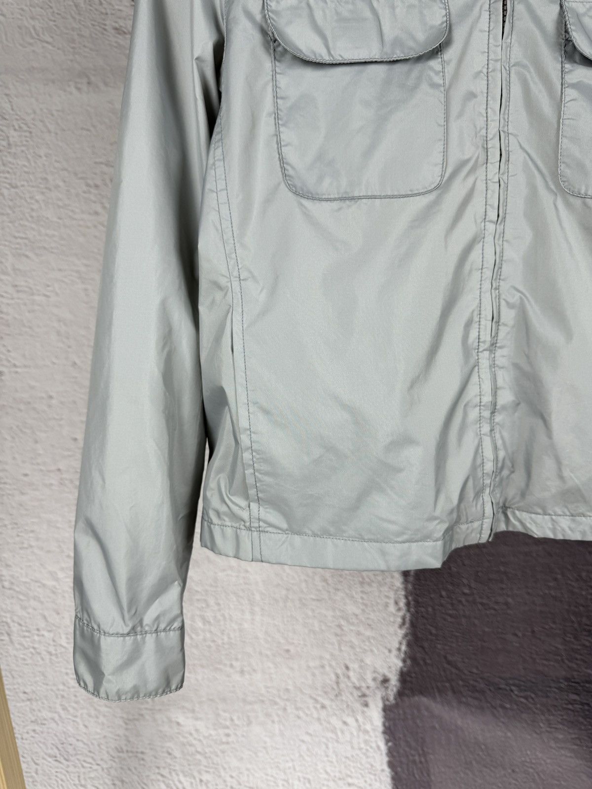 Armani ARMANI JEANS N. Pro Garment grey nylon coach jacket Size US S / EU 44-46 / 1 - 4 Thumbnail